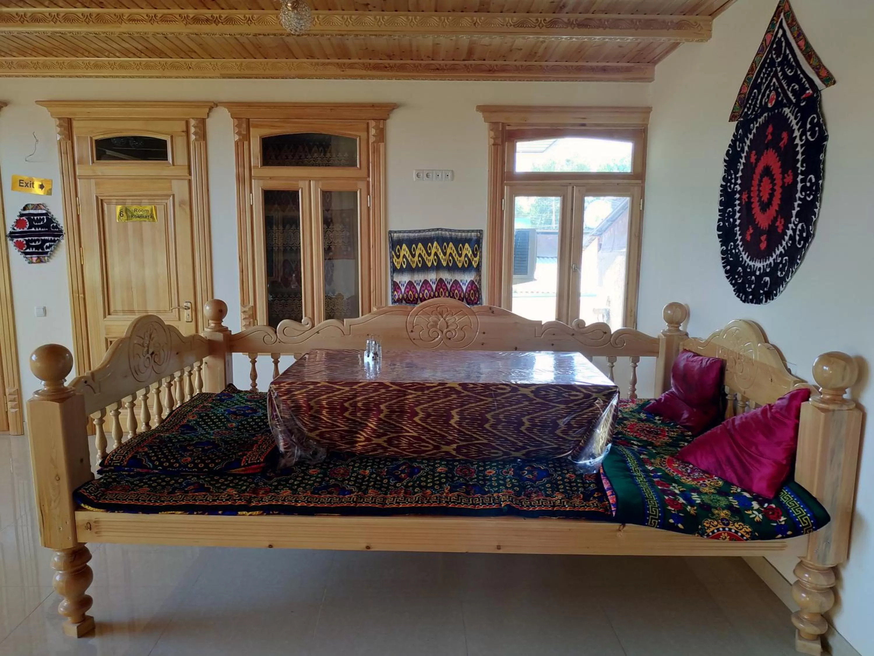 Bed in Tilyakori Hotel