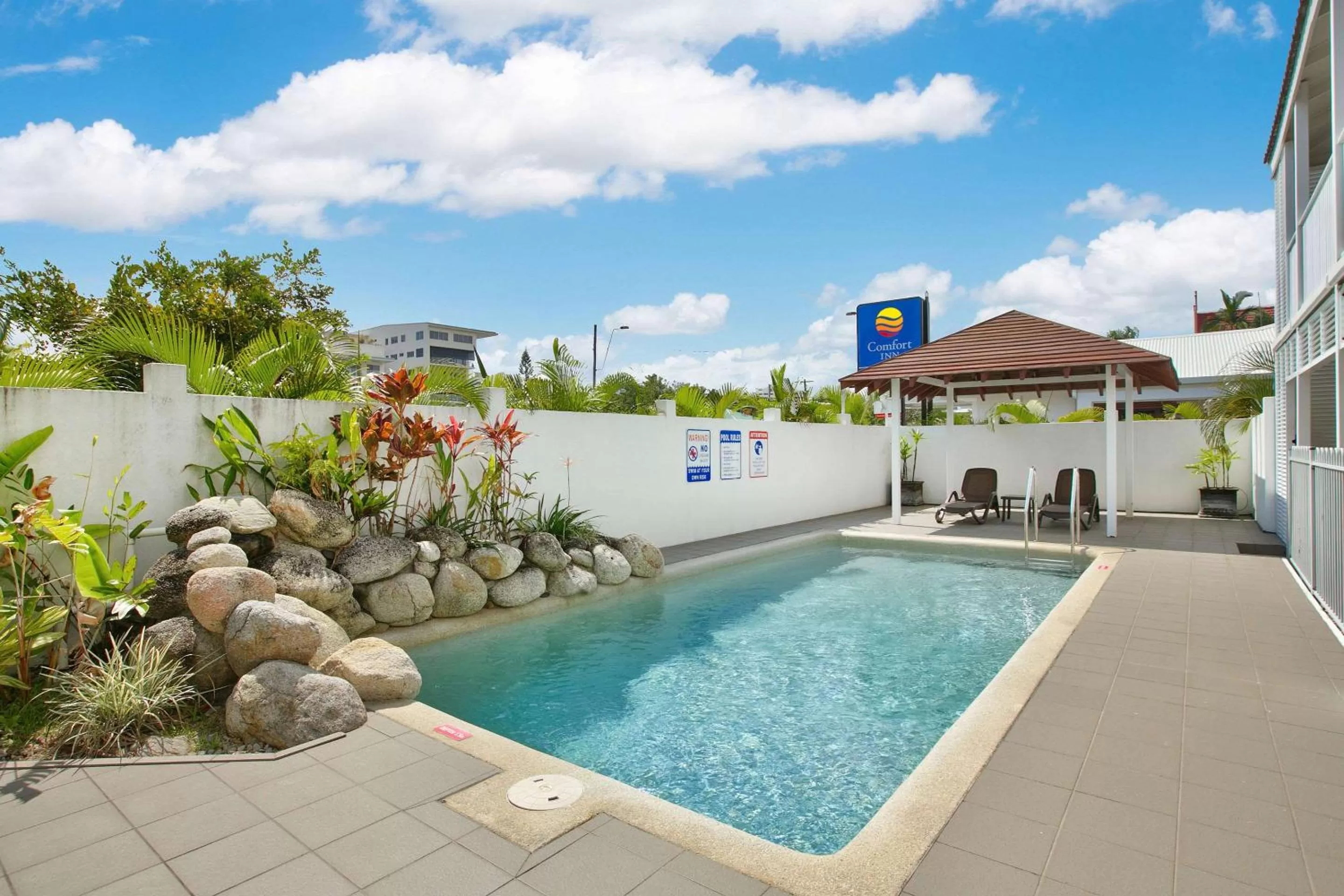 On site in Comfort Inn Cairns City
