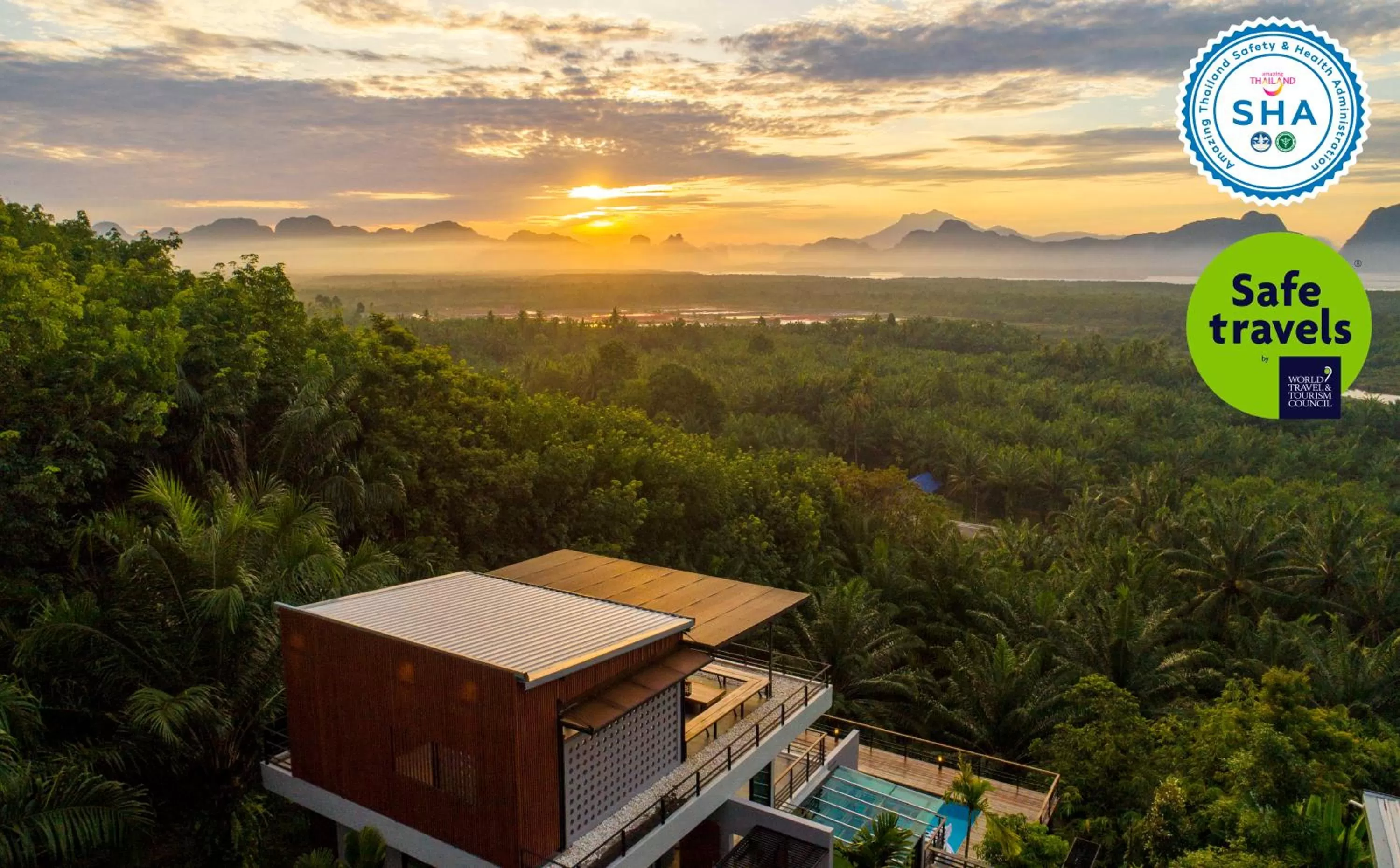 Natural landscape in Ao Luek Panoramic Pool-SHA Plus