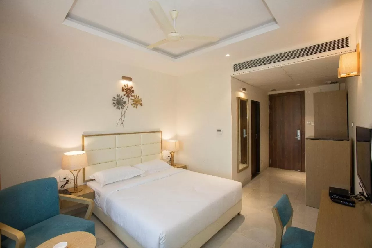 Bed in Sapphire Premium Hotel & Suite