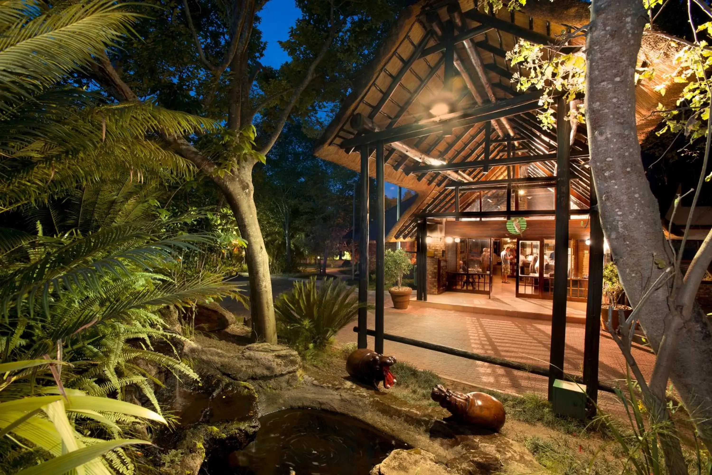 Facade/entrance in Kruger Park Lodge