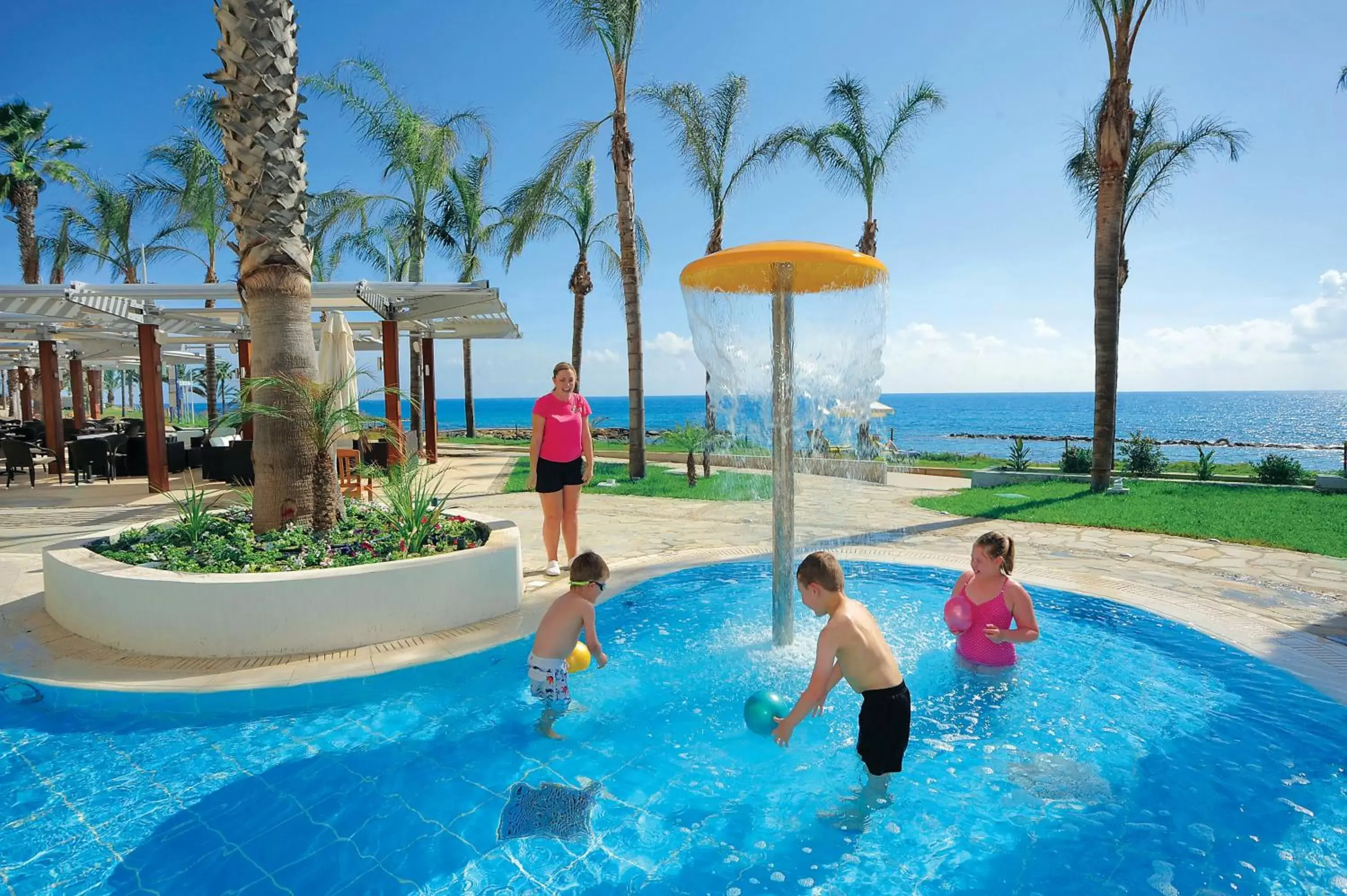 People, Swimming Pool in Alexander The Great Beach Hotel