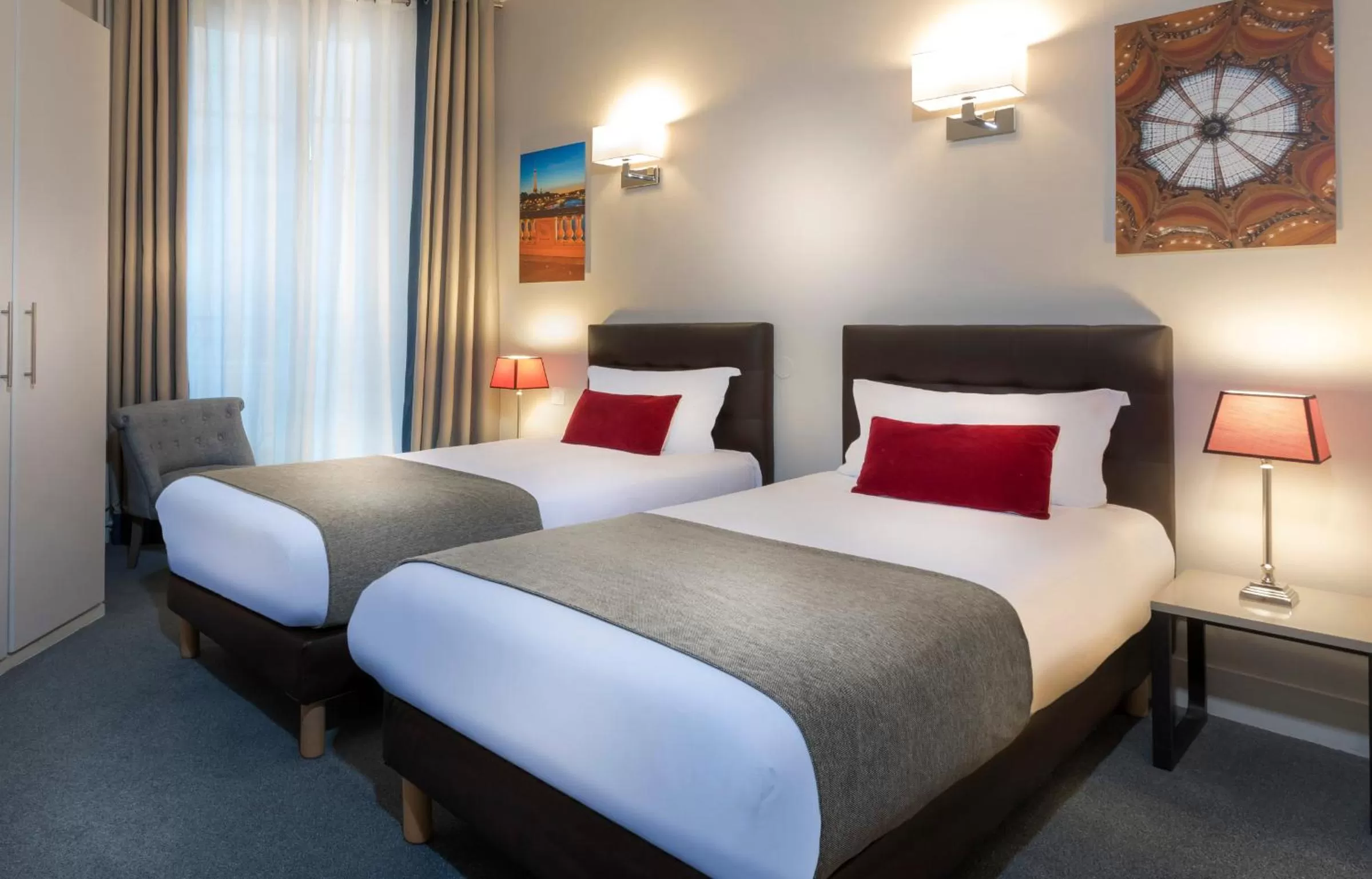 Bedroom, Bed in Résidence Charles Floquet