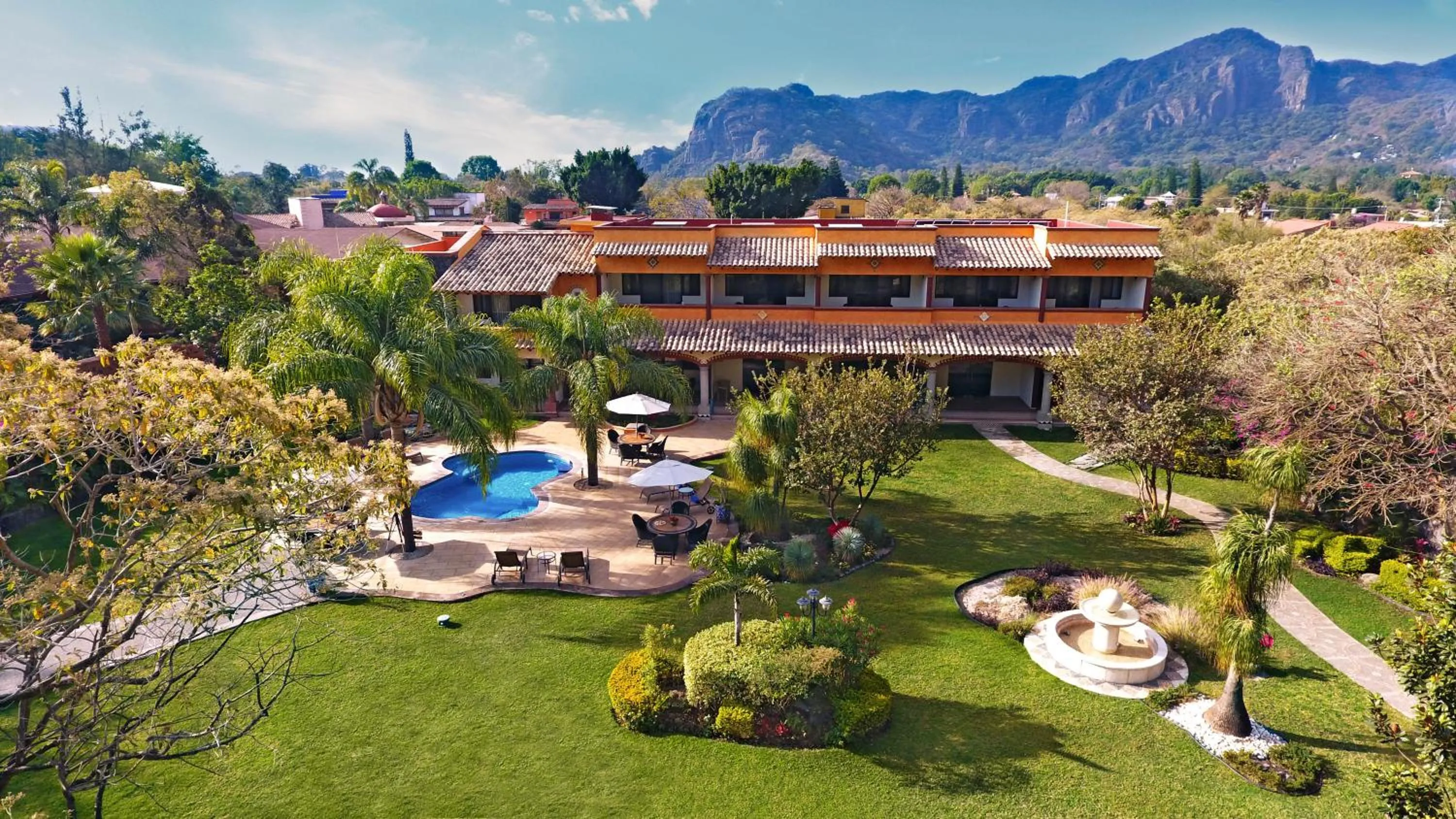 Garden view in La Buena Vibra Wellness Resort & Spa