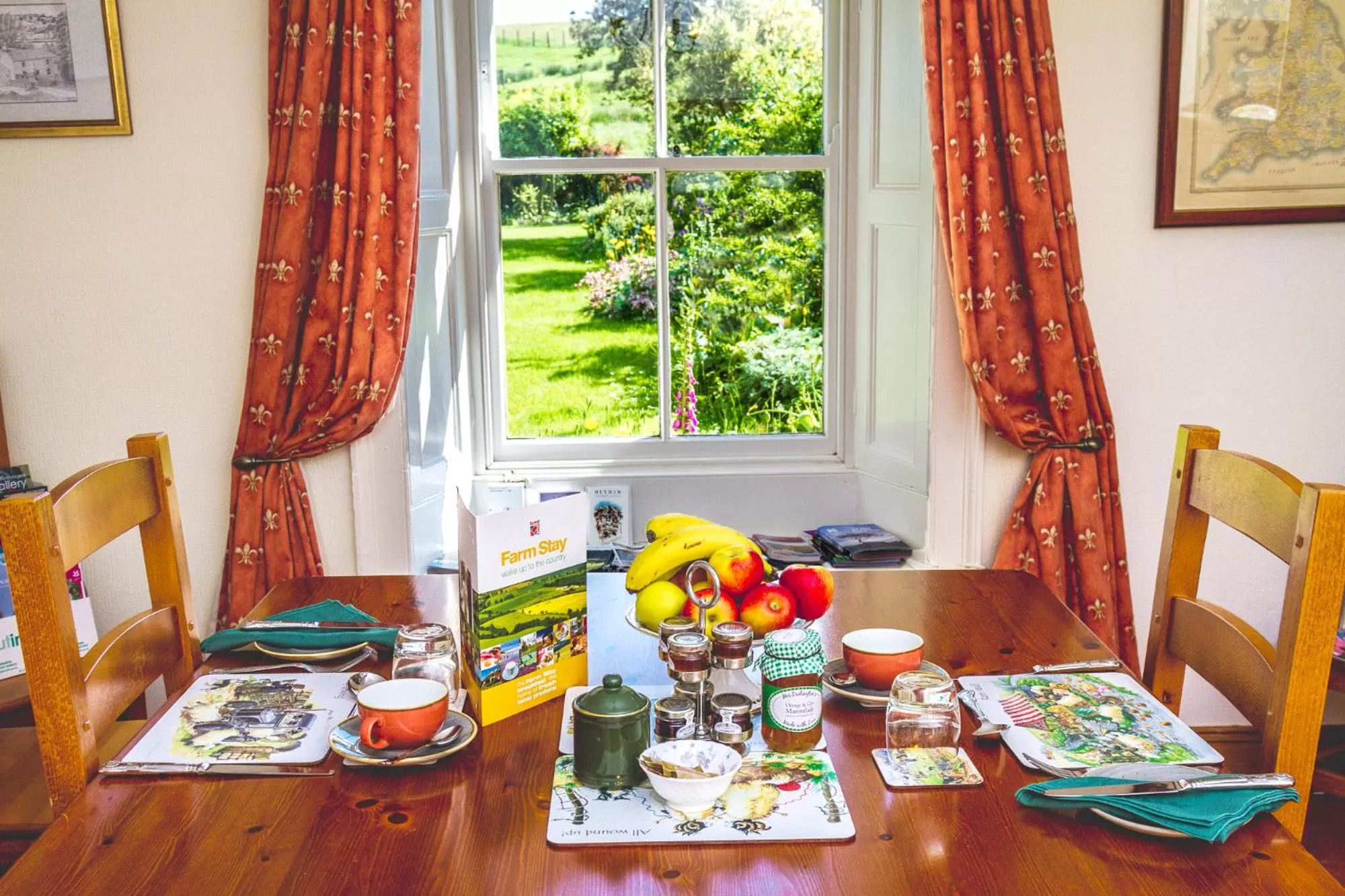 Dining area in Wydon Farm Bed and Breakfast