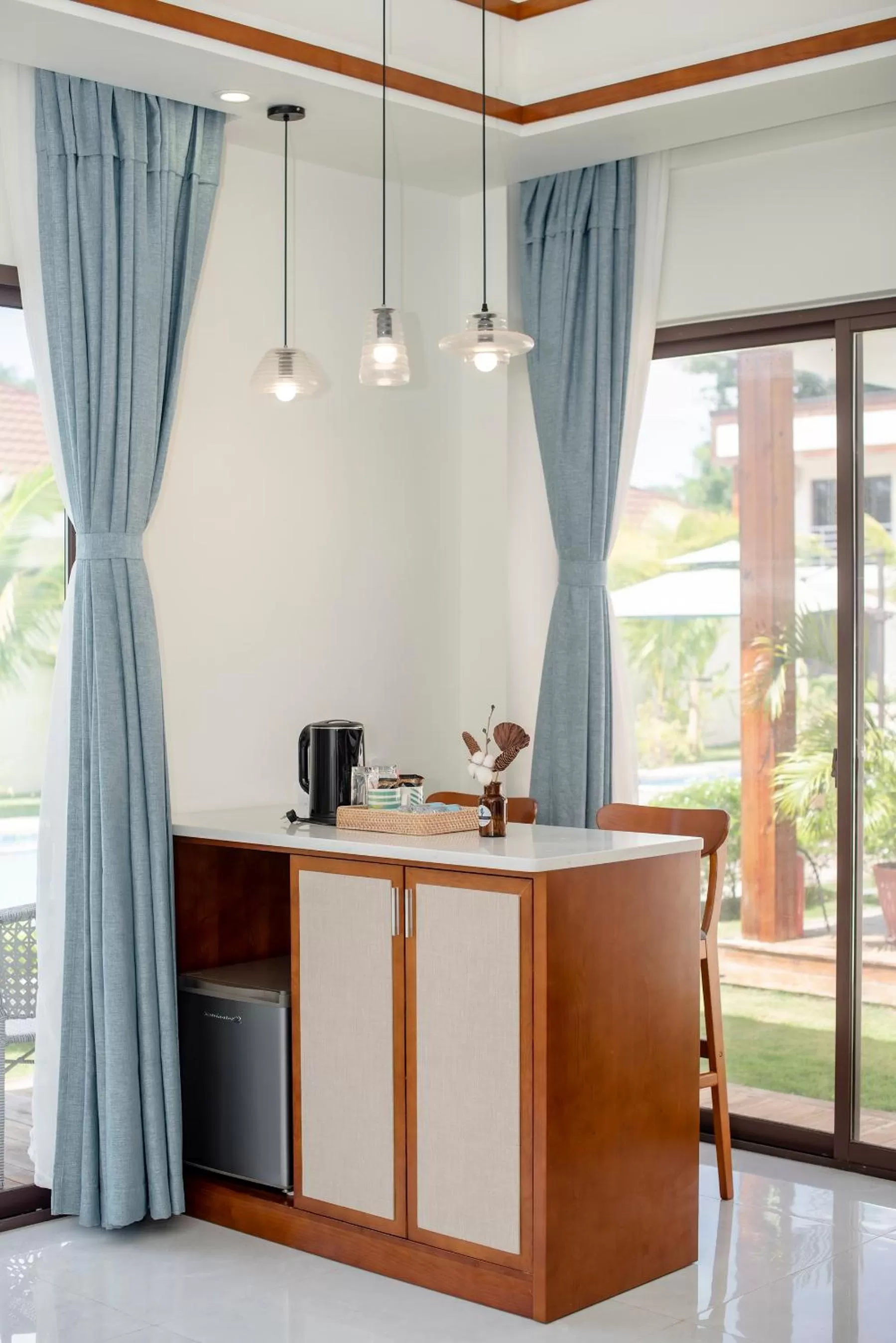 Living room in Amphitrite Resort