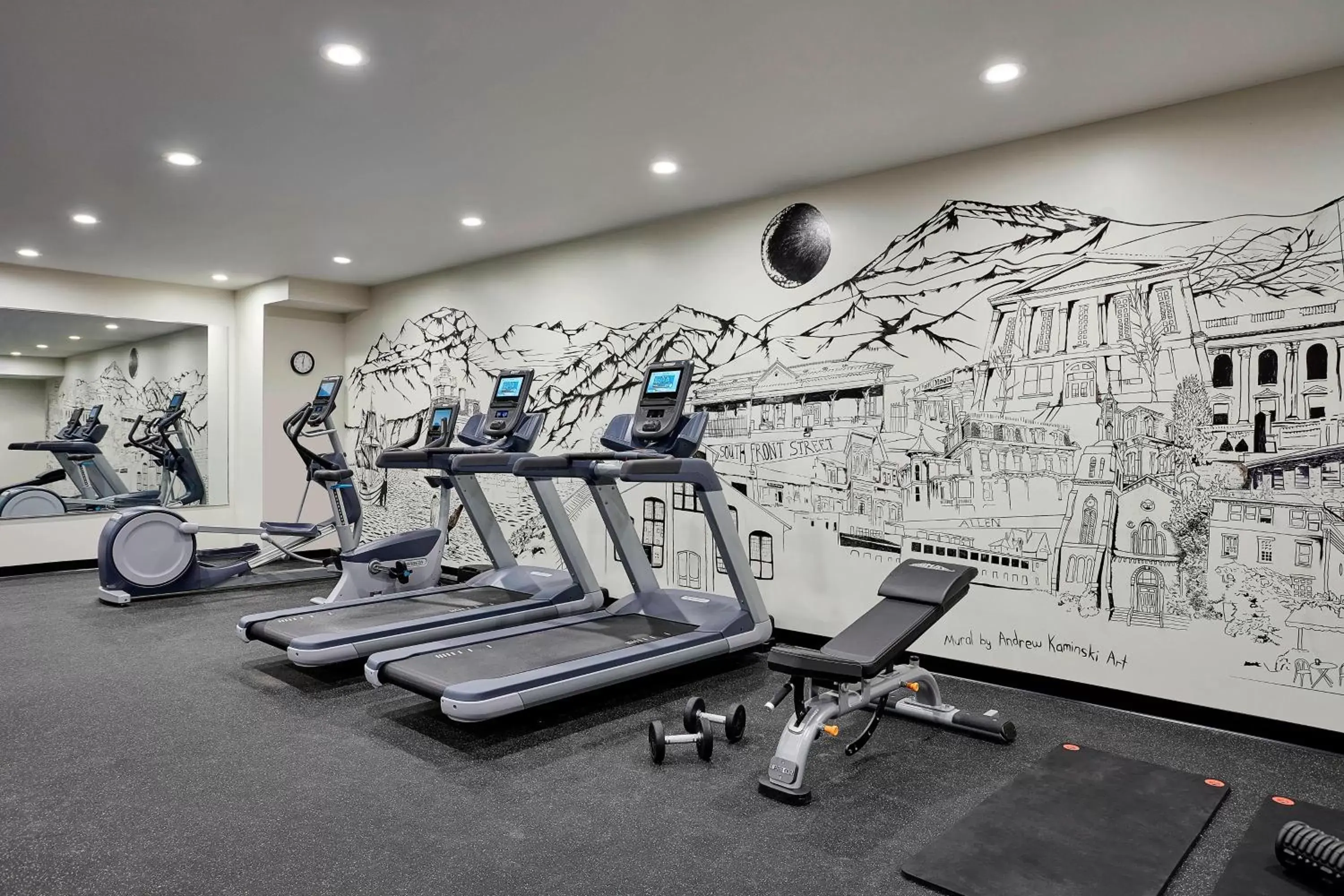 Fitness centre/facilities, Fitness Center/Facilities in The Wick, Hudson, a Tribute Portfolio Hotel