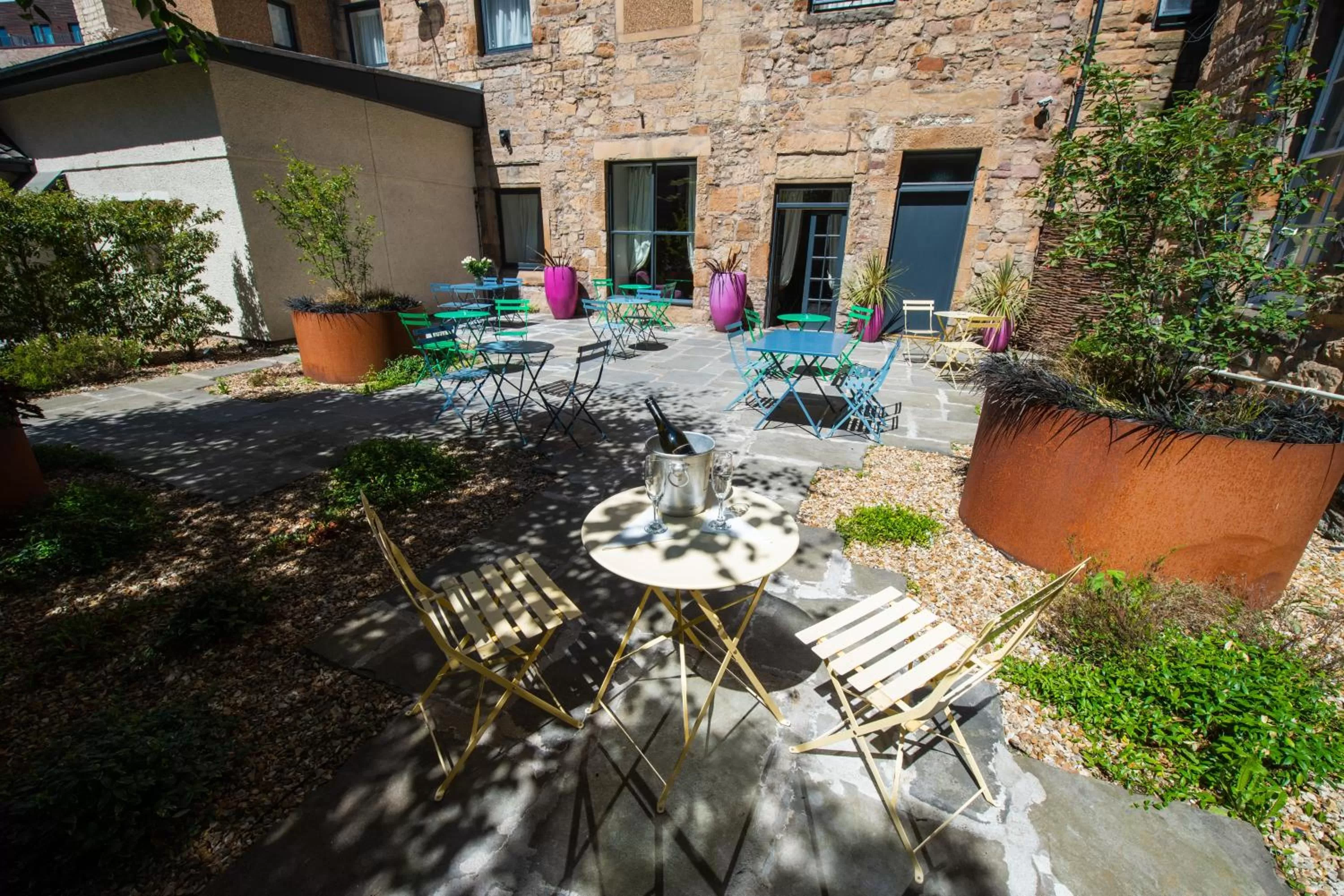 Patio in Brooks Hotel