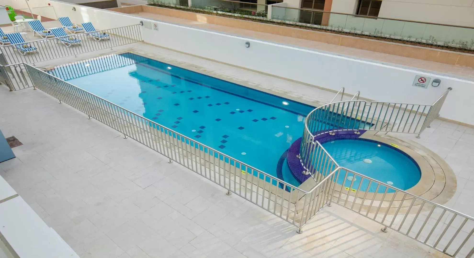 Swimming pool in Rose Executive Hotel - DWTC Swimming pool in Rose Executive Hotel - DWTC