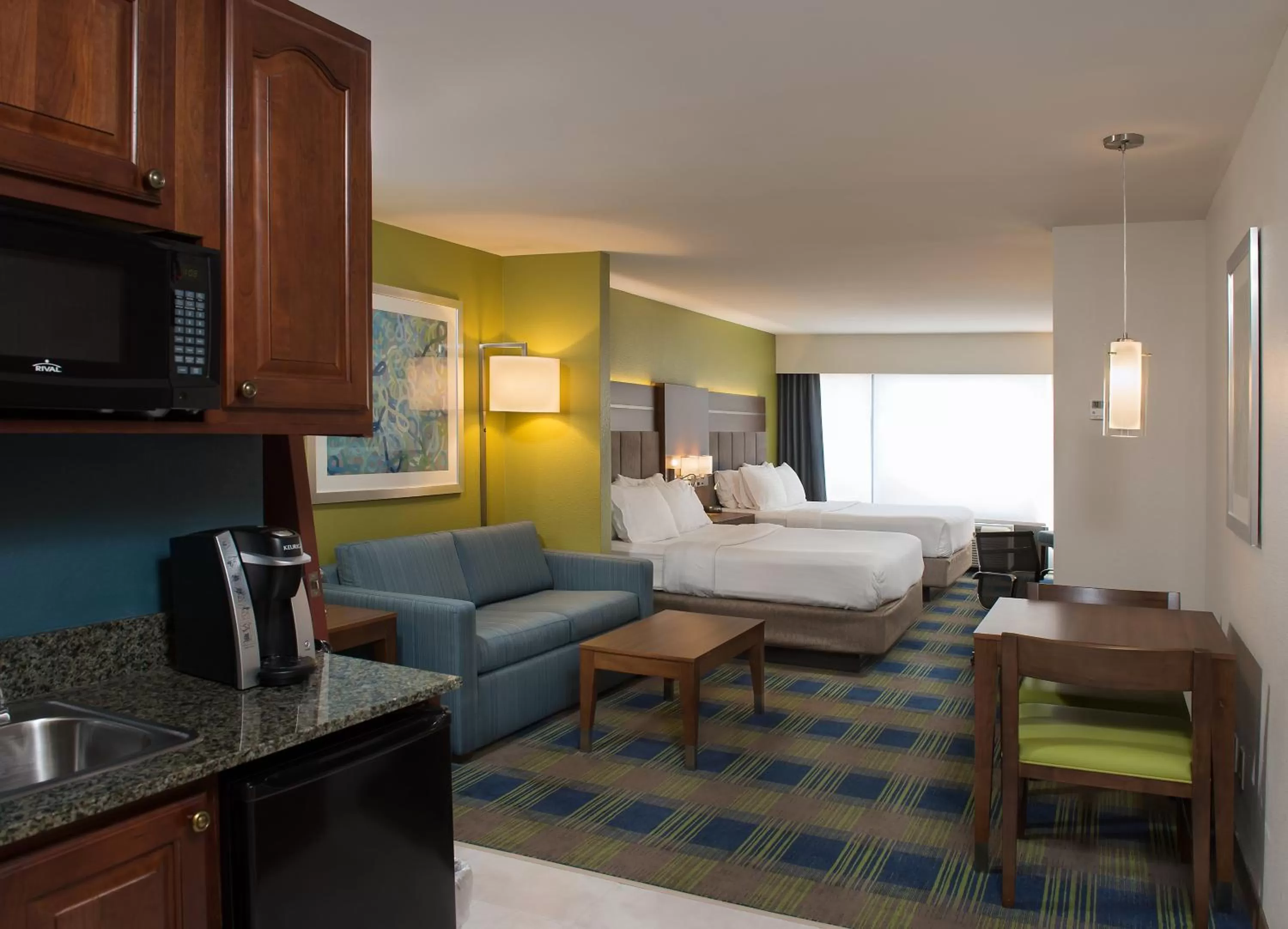 Photo of the whole room, Bed in Holiday Inn Express Hotel & Suites Clifton Park by IHG