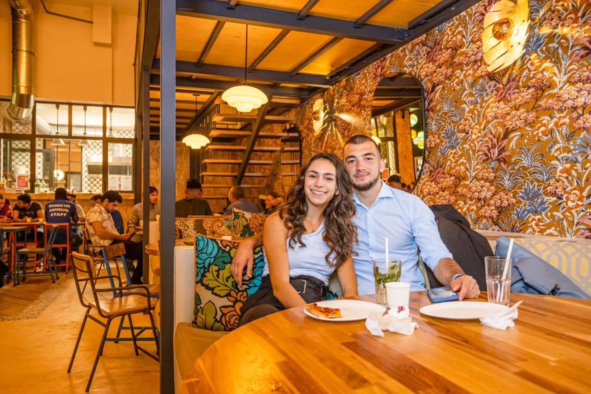 Communal lounge/ TV room in Villa Saint Exupery Beach Hostel