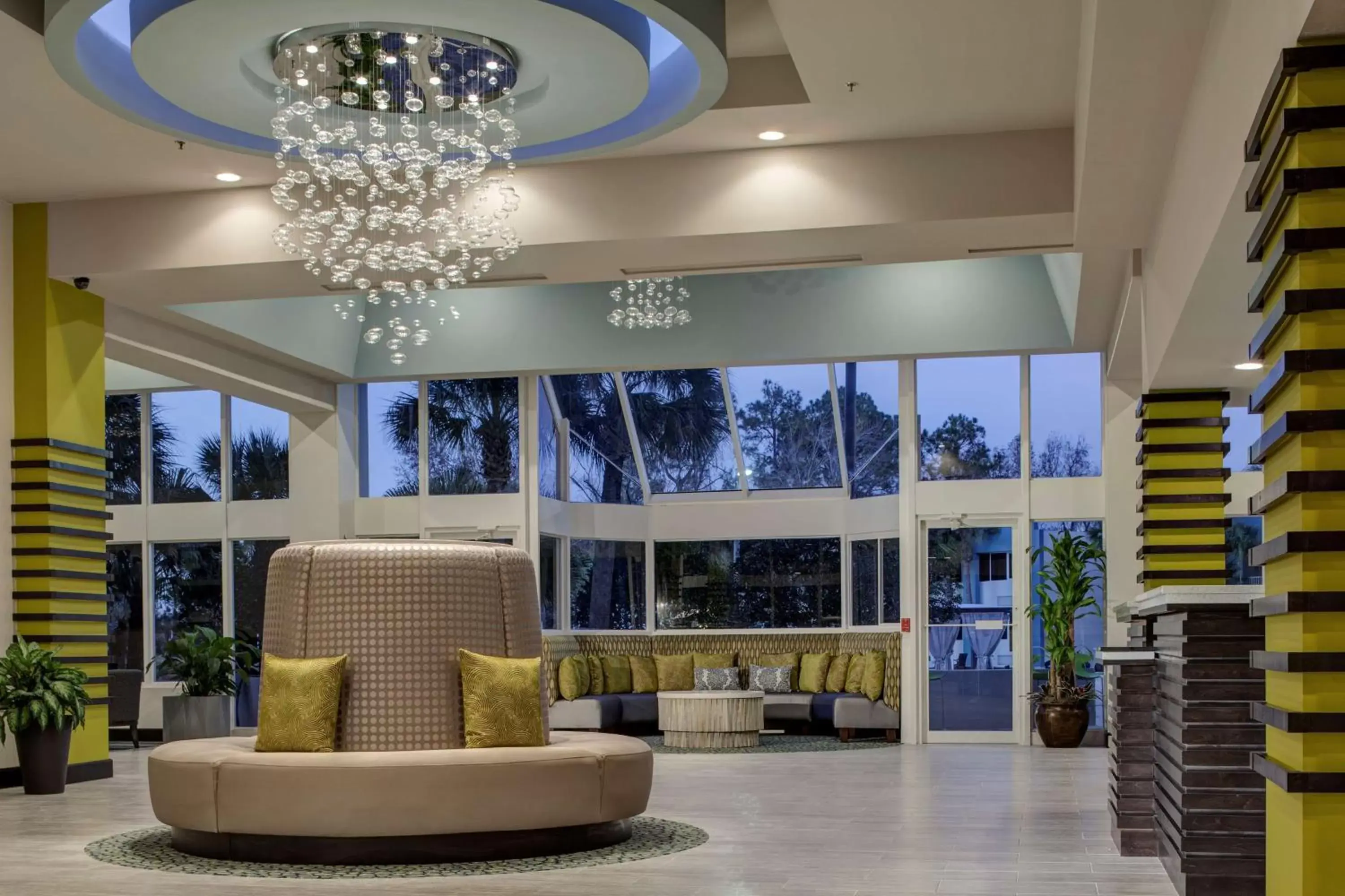 Lobby or reception, Lobby/Reception in DoubleTree by Hilton Hotel Jacksonville Airport