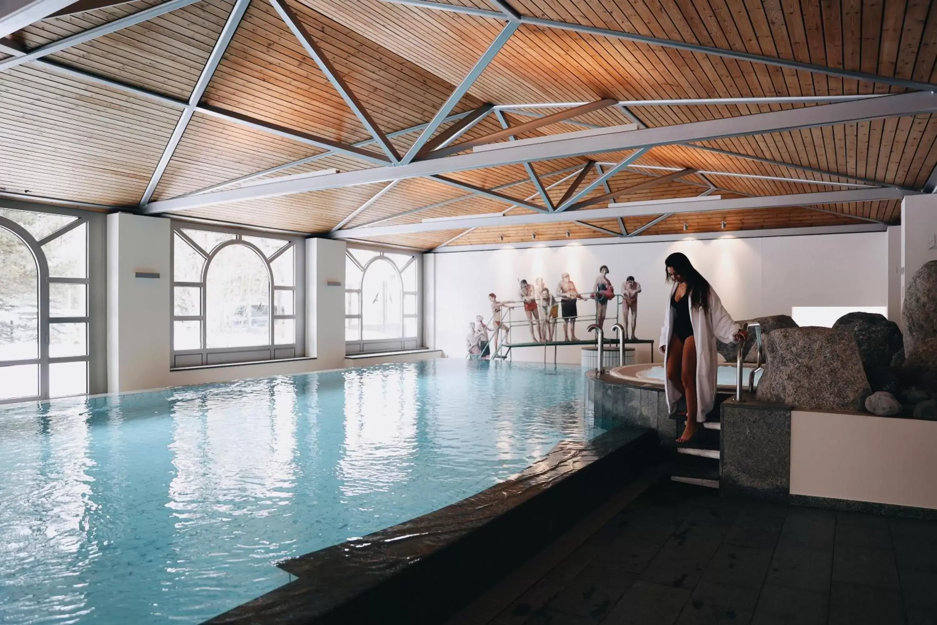 Spa and wellness centre/facilities, Swimming Pool in Hotel Steinbock Pontresina