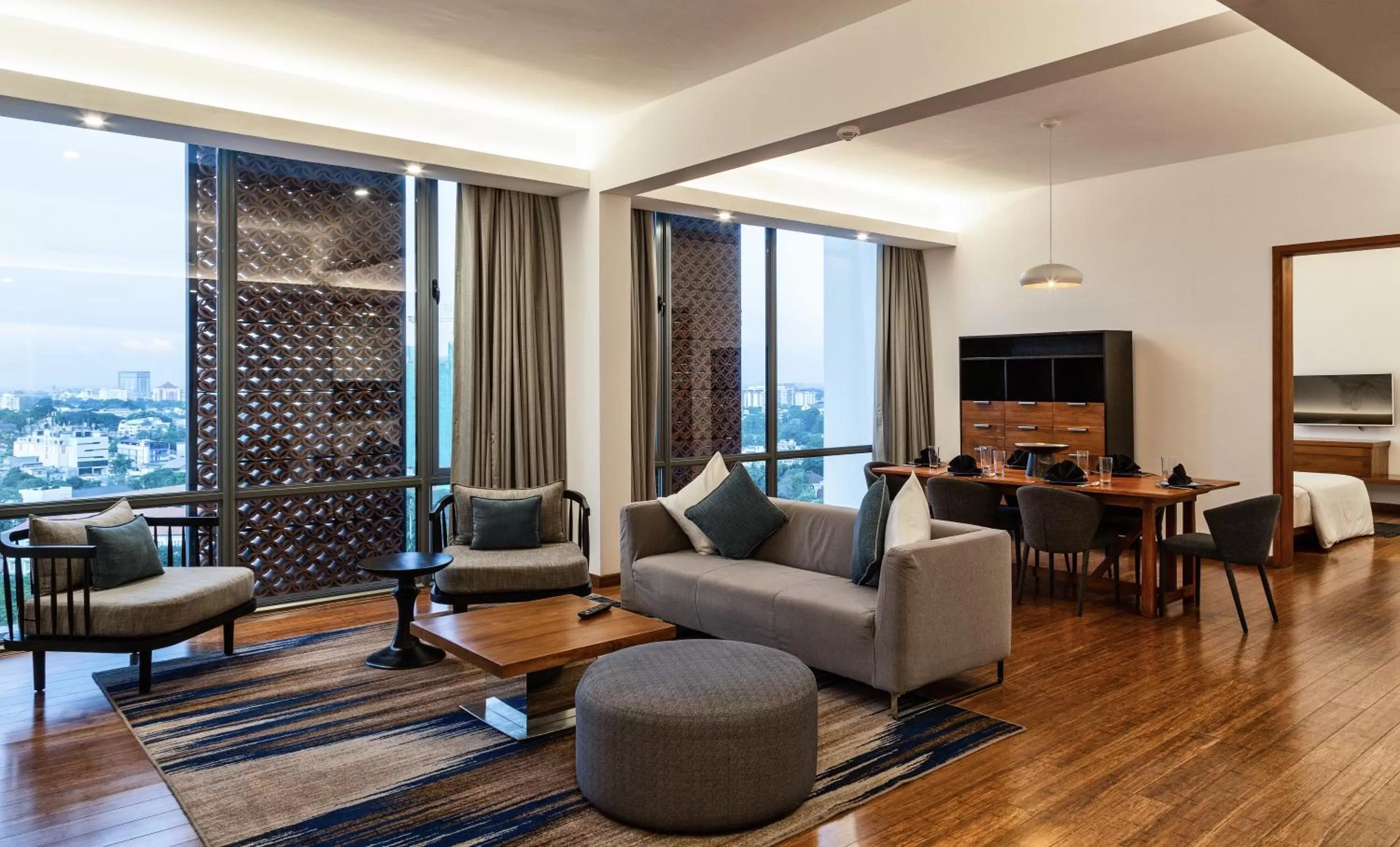 Living room in Jetwing Colombo Seven