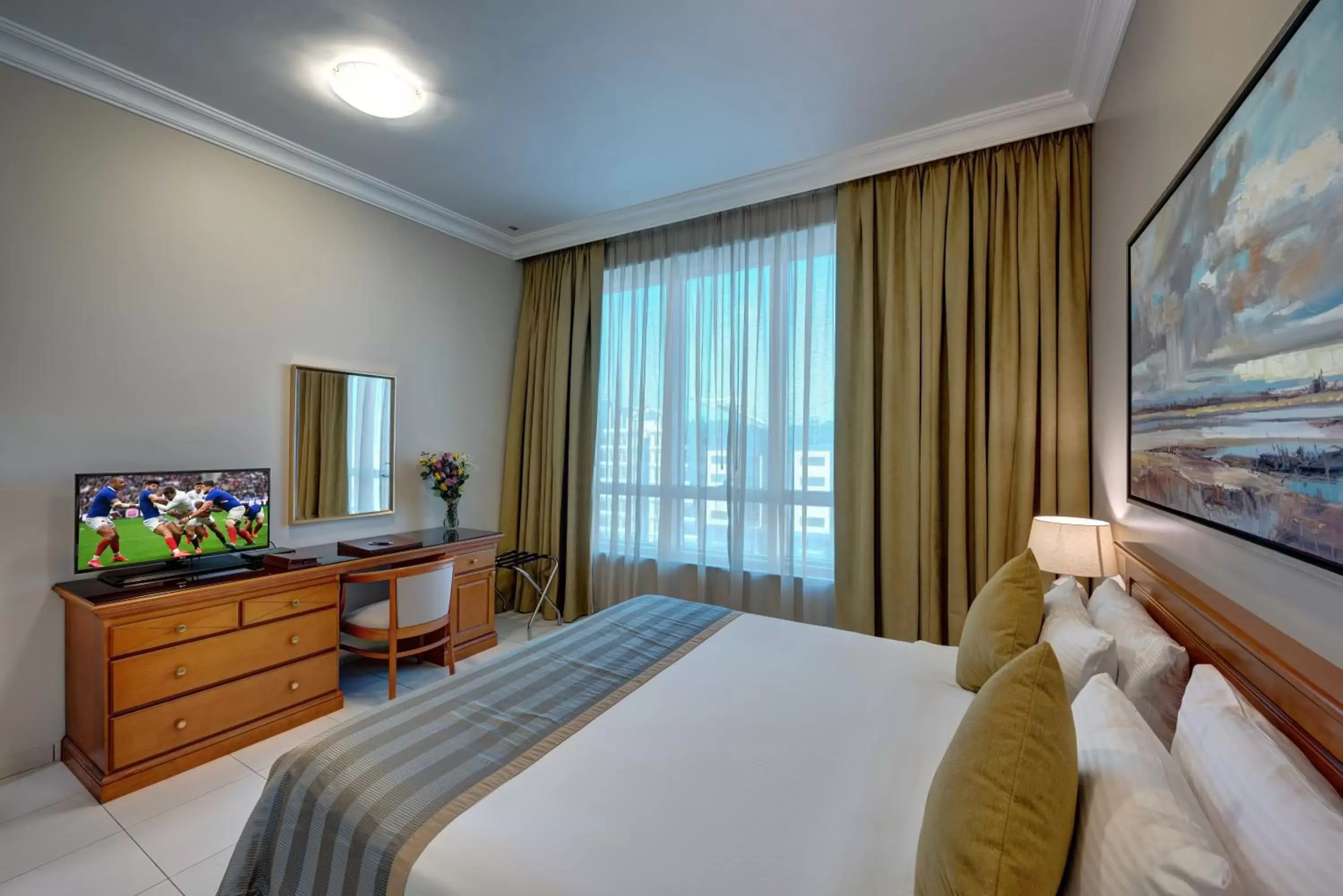 Bed in Al Nakheel Hotel Apartments Abu Dhabi