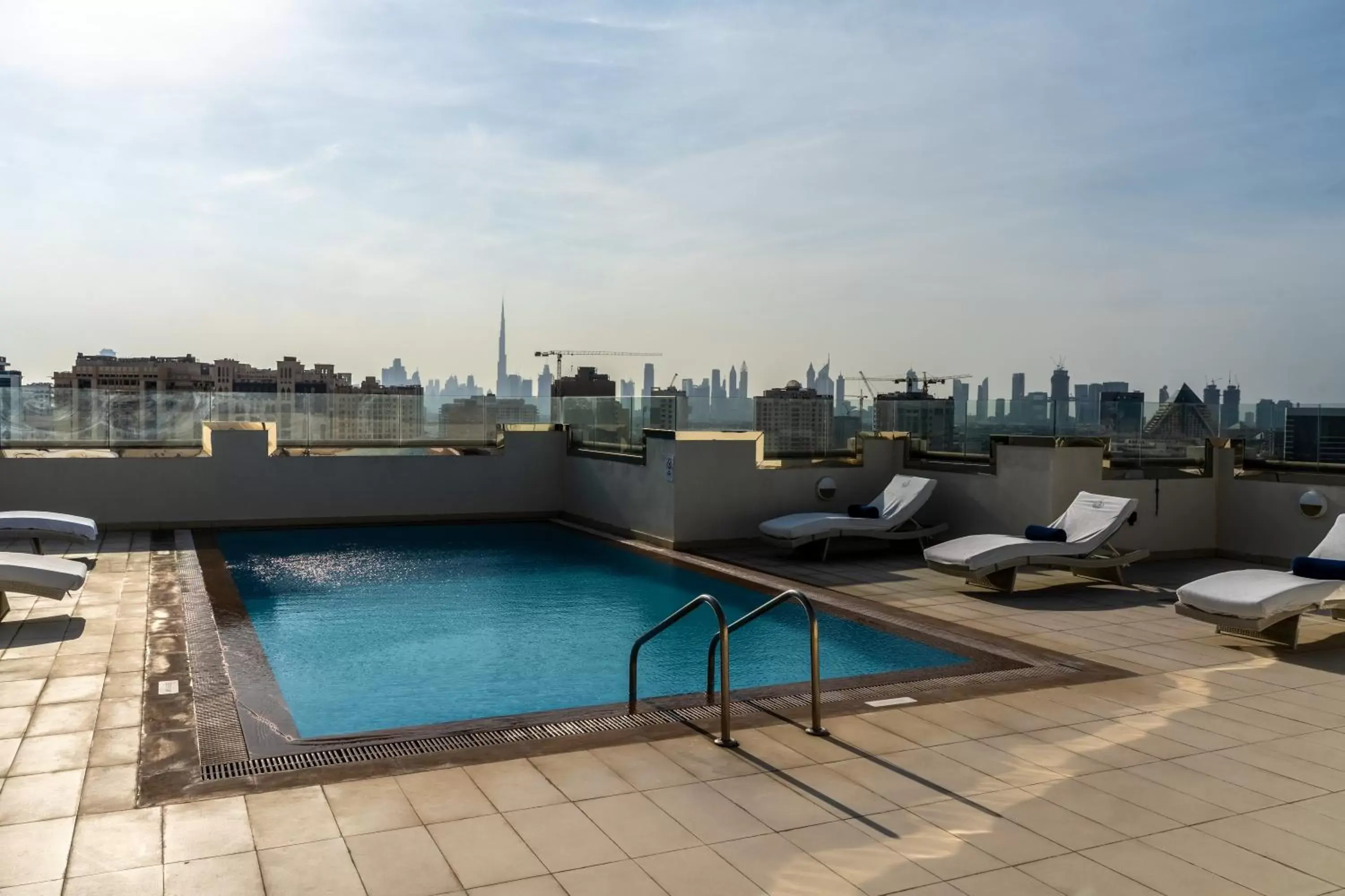 City view, Swimming Pool in Suha Park Luxury Hotel Apartments, Waterfront Jaddaf