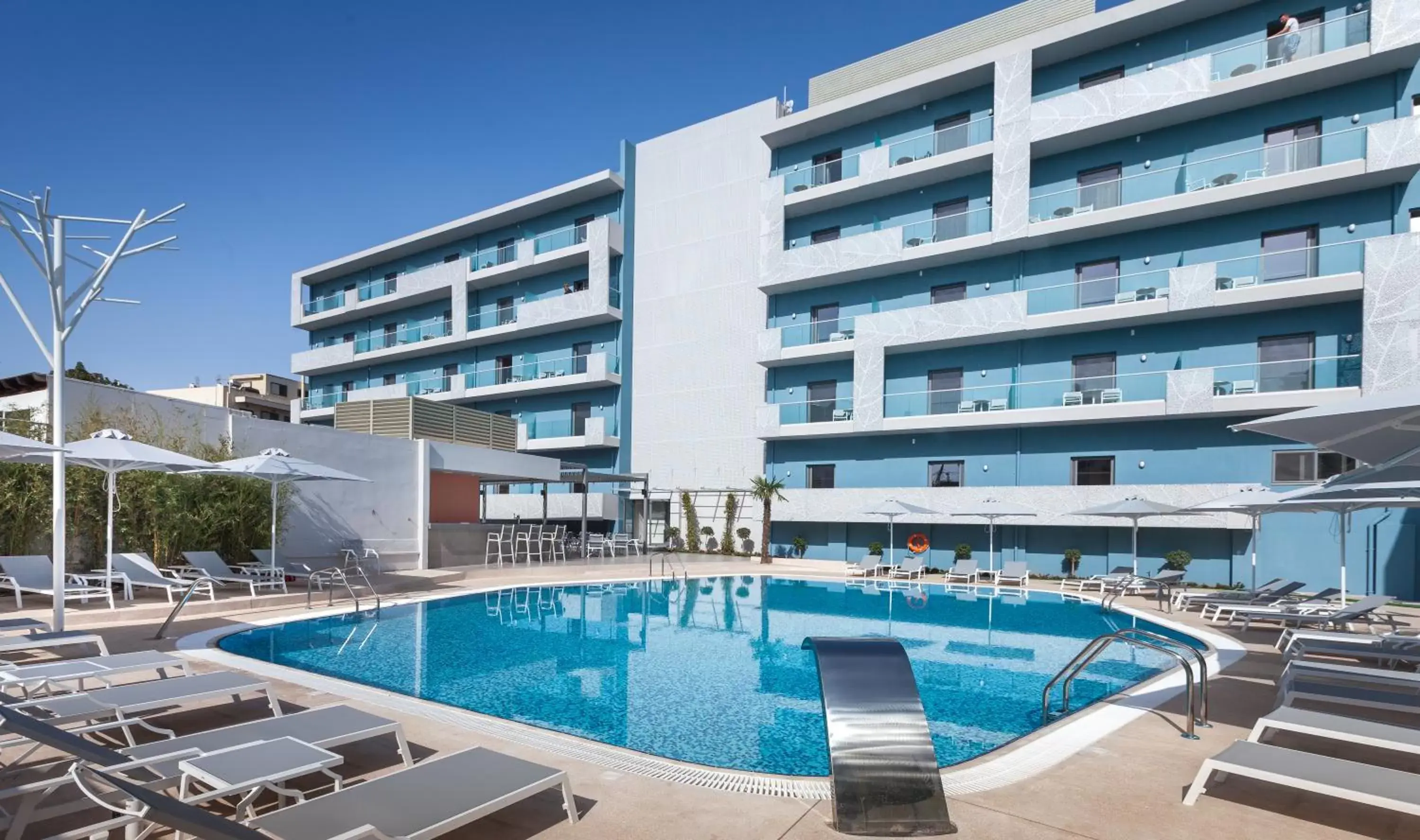 Swimming pool, Property Building in Blue Lagoon City Hotel
