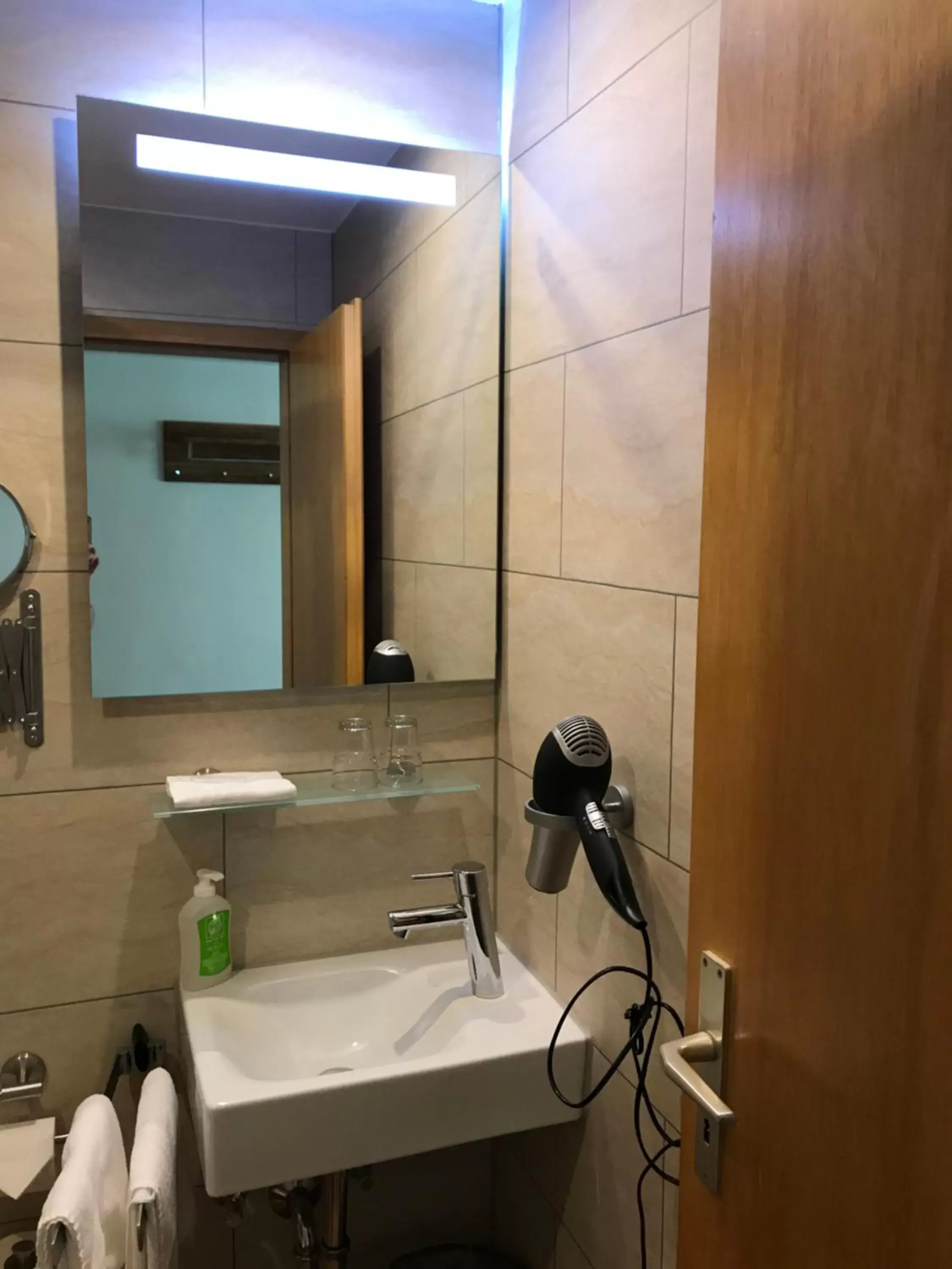 Shower, Bathroom in Hotel Hartl's Lindenmühle