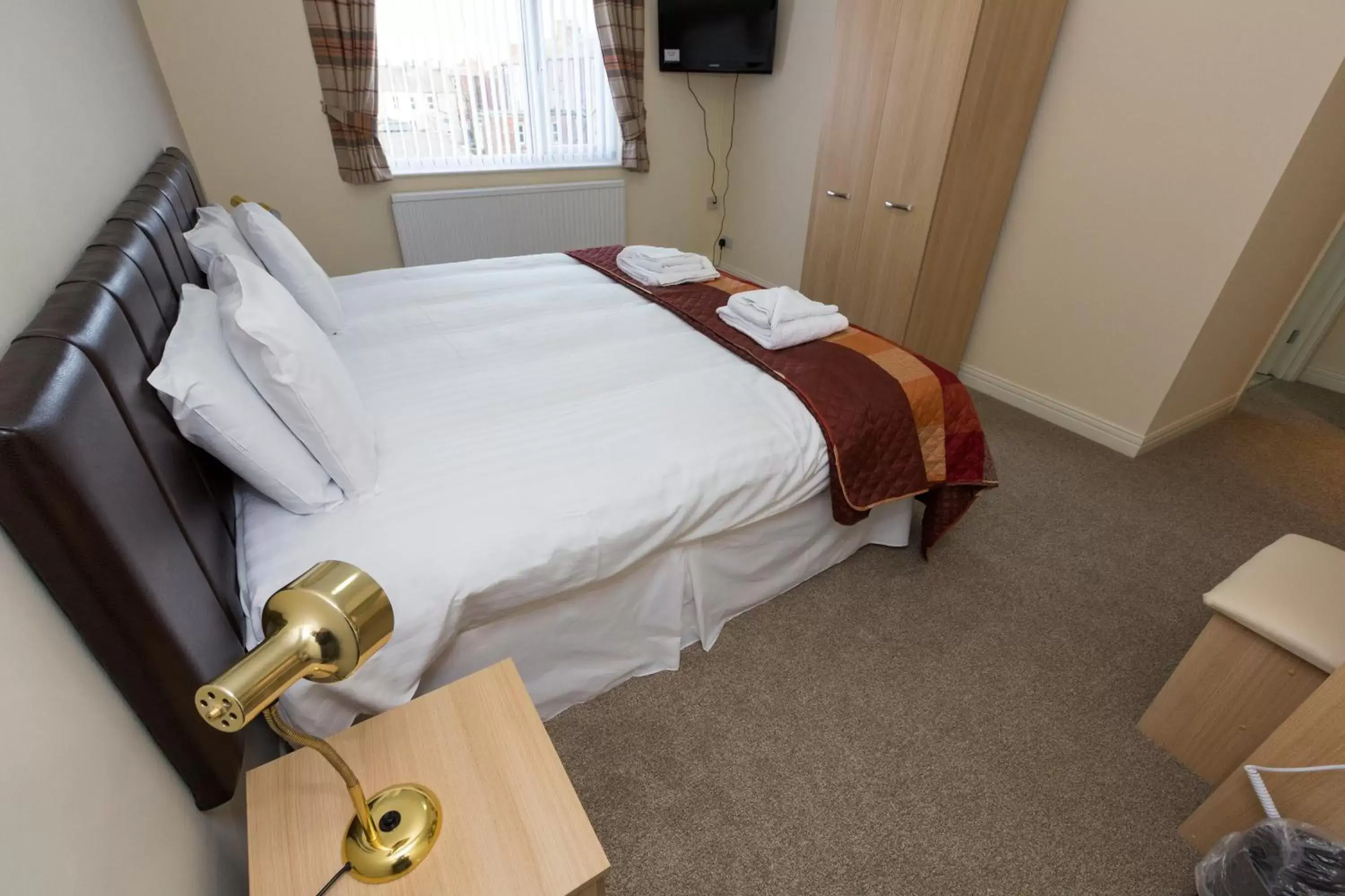 Decorative detail, Bed in The Golf Hotel