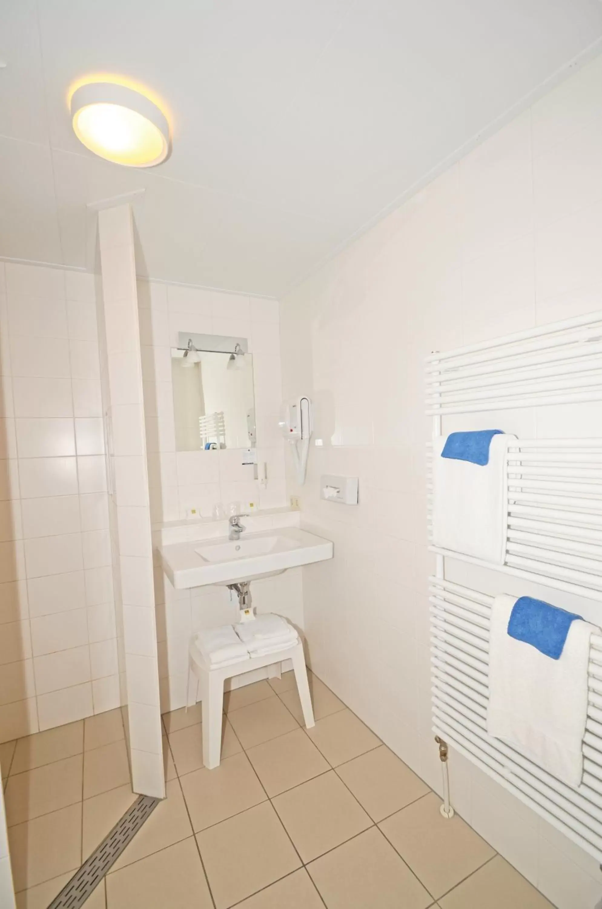 Shower, Bathroom in Fletcher Hotel-Restaurant de Borken