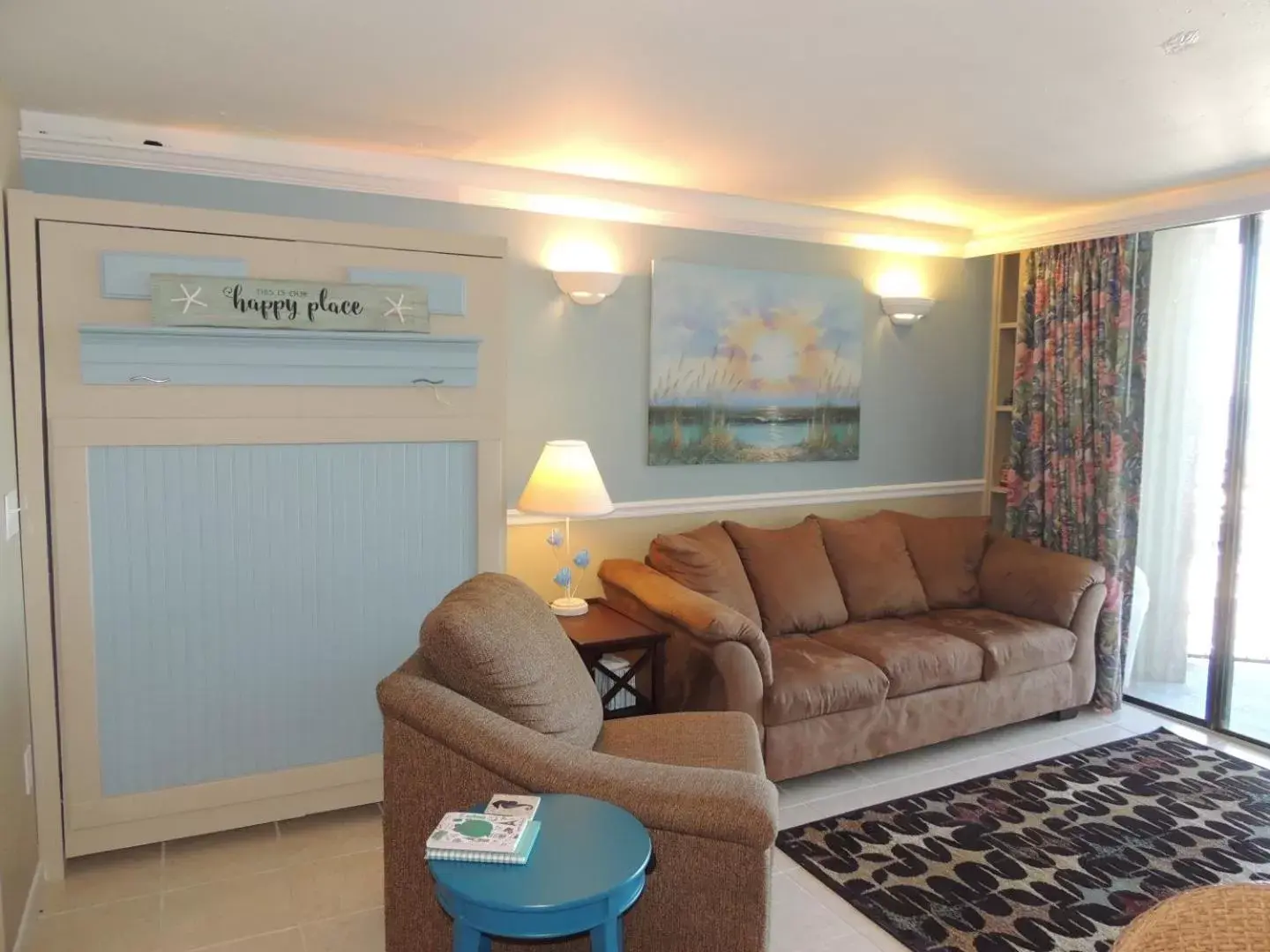 Living room, Seating Area in Beach Vacation Condos