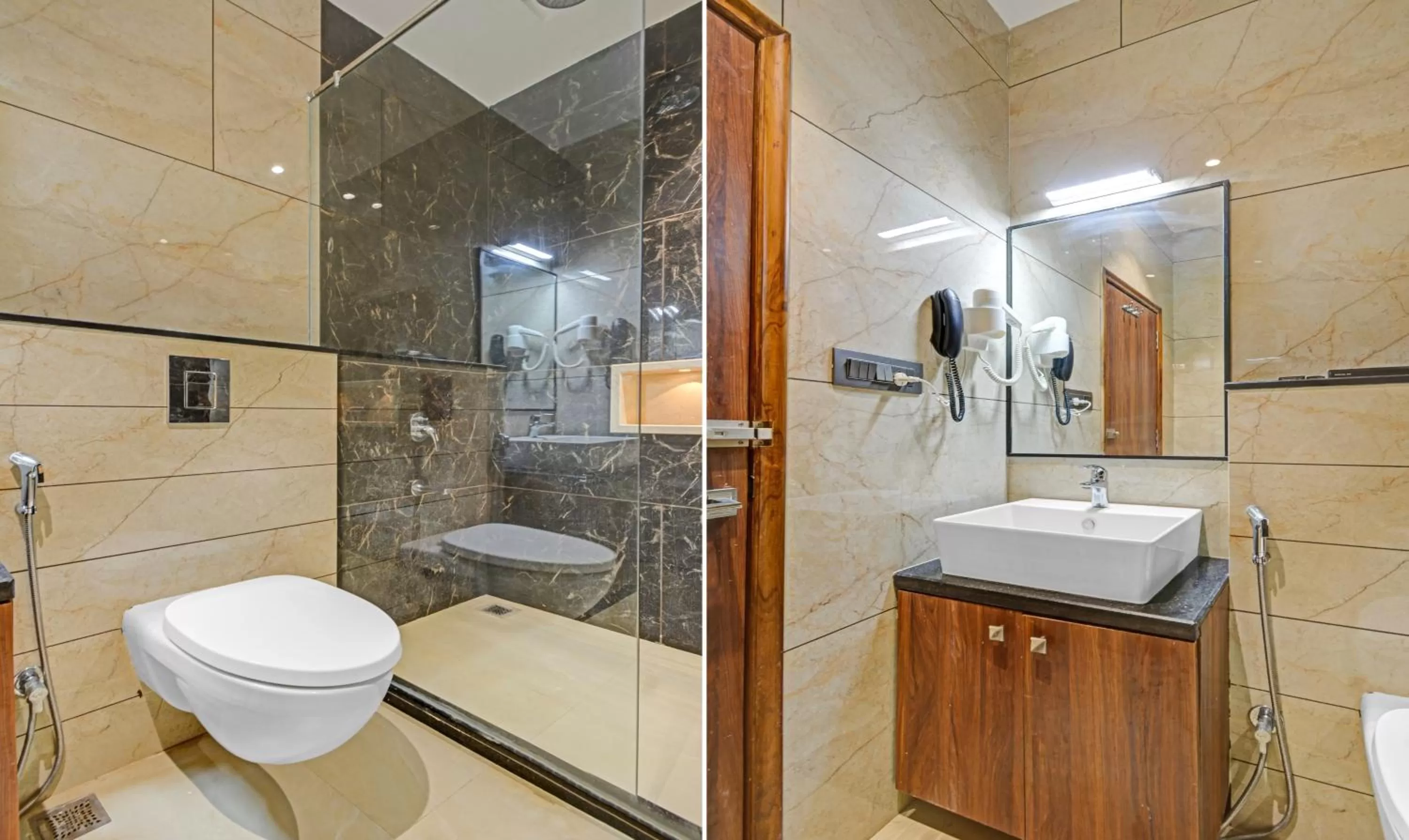 Bathroom in Treebo Z