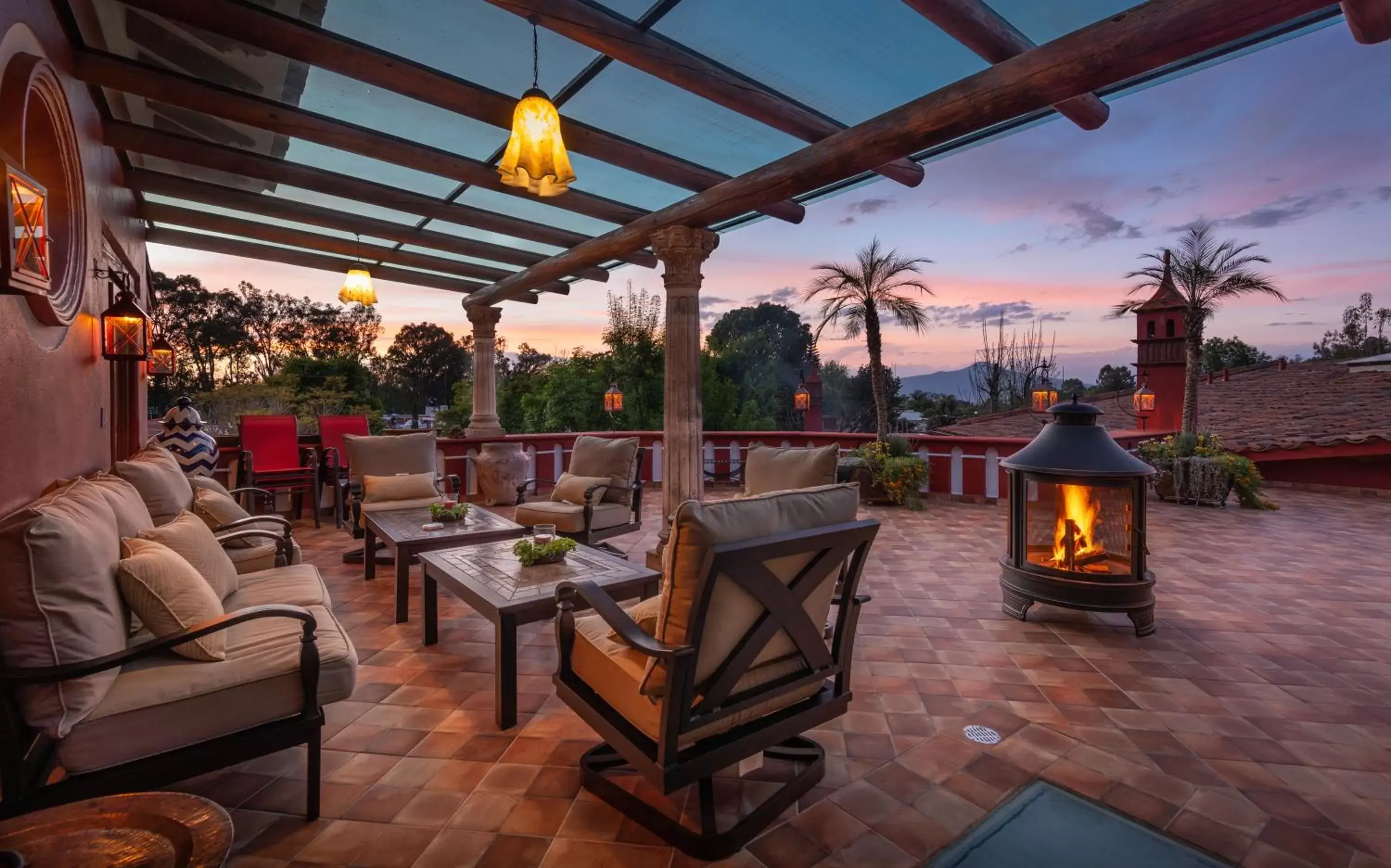 Balcony/Terrace in Hotel Boutique Casa Colorada