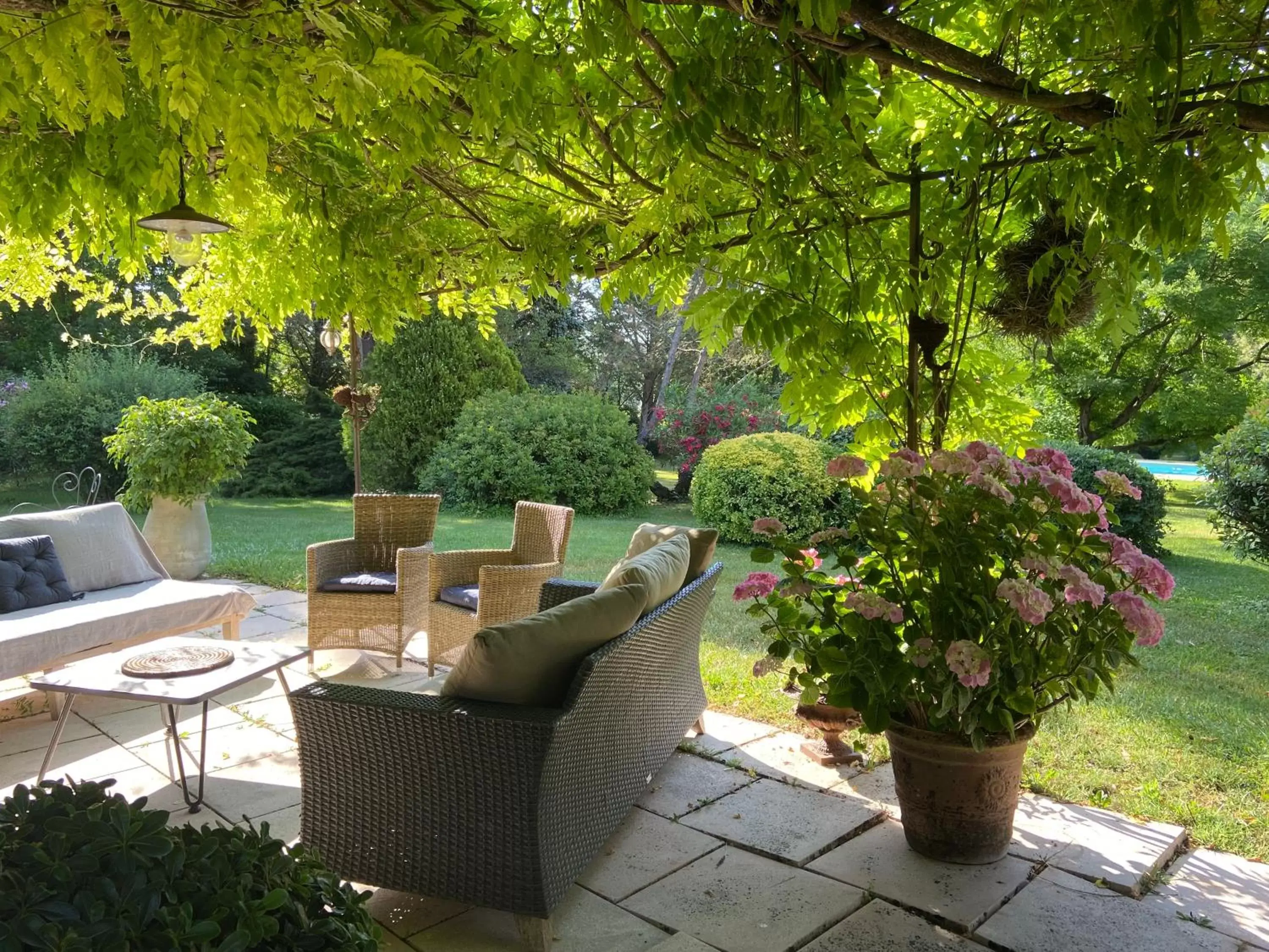 Patio in Villa de Miha