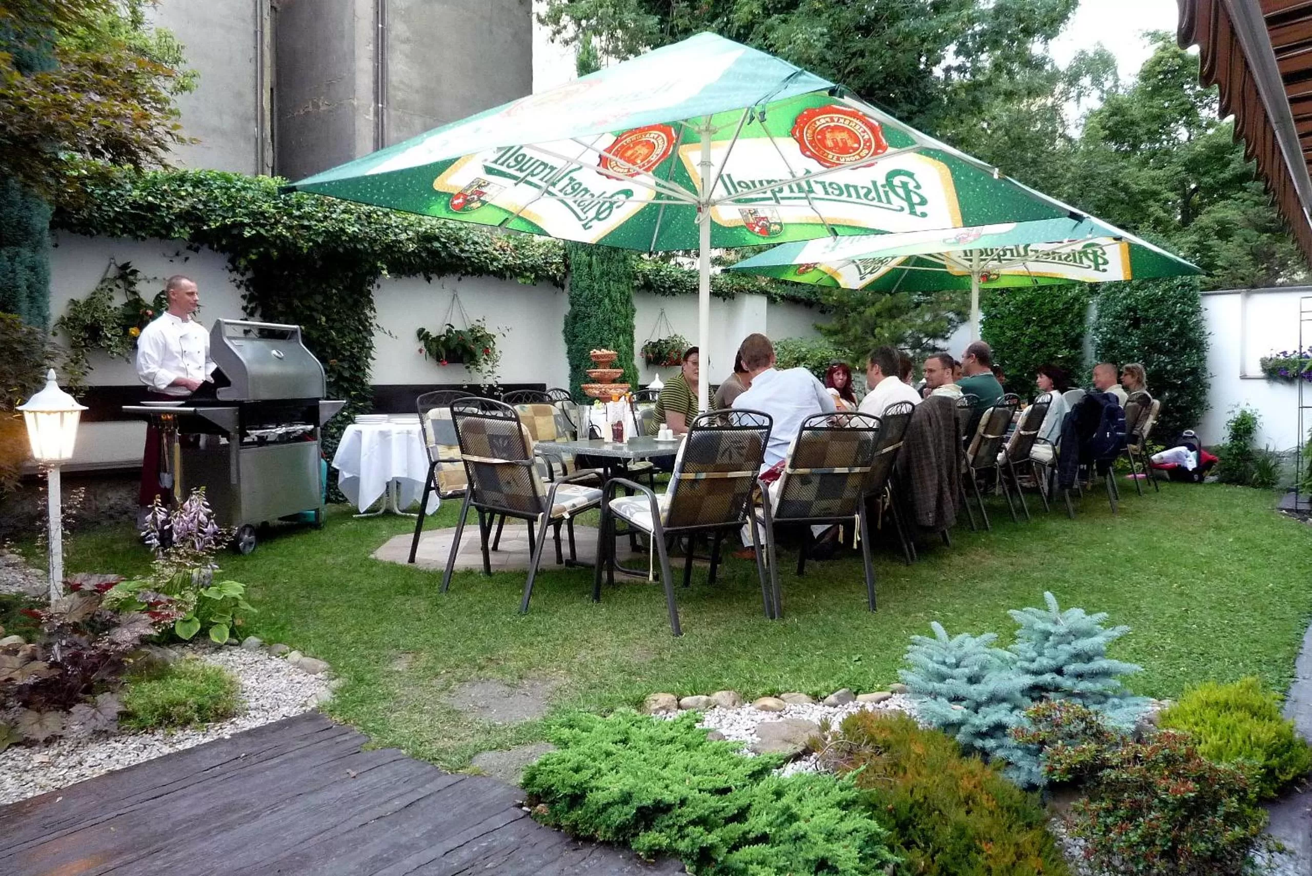 Garden in Hotel Victoria