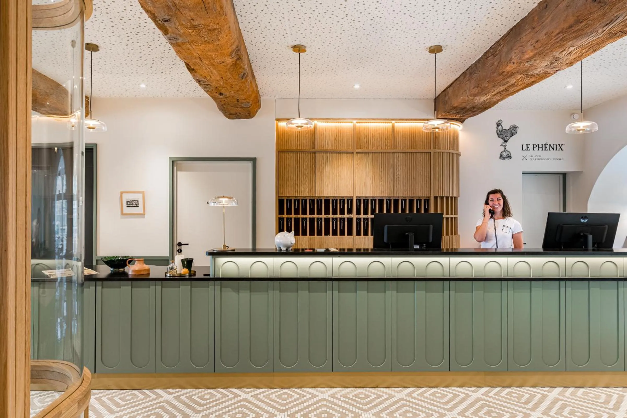Lobby or reception in Le Phénix Hôtel
