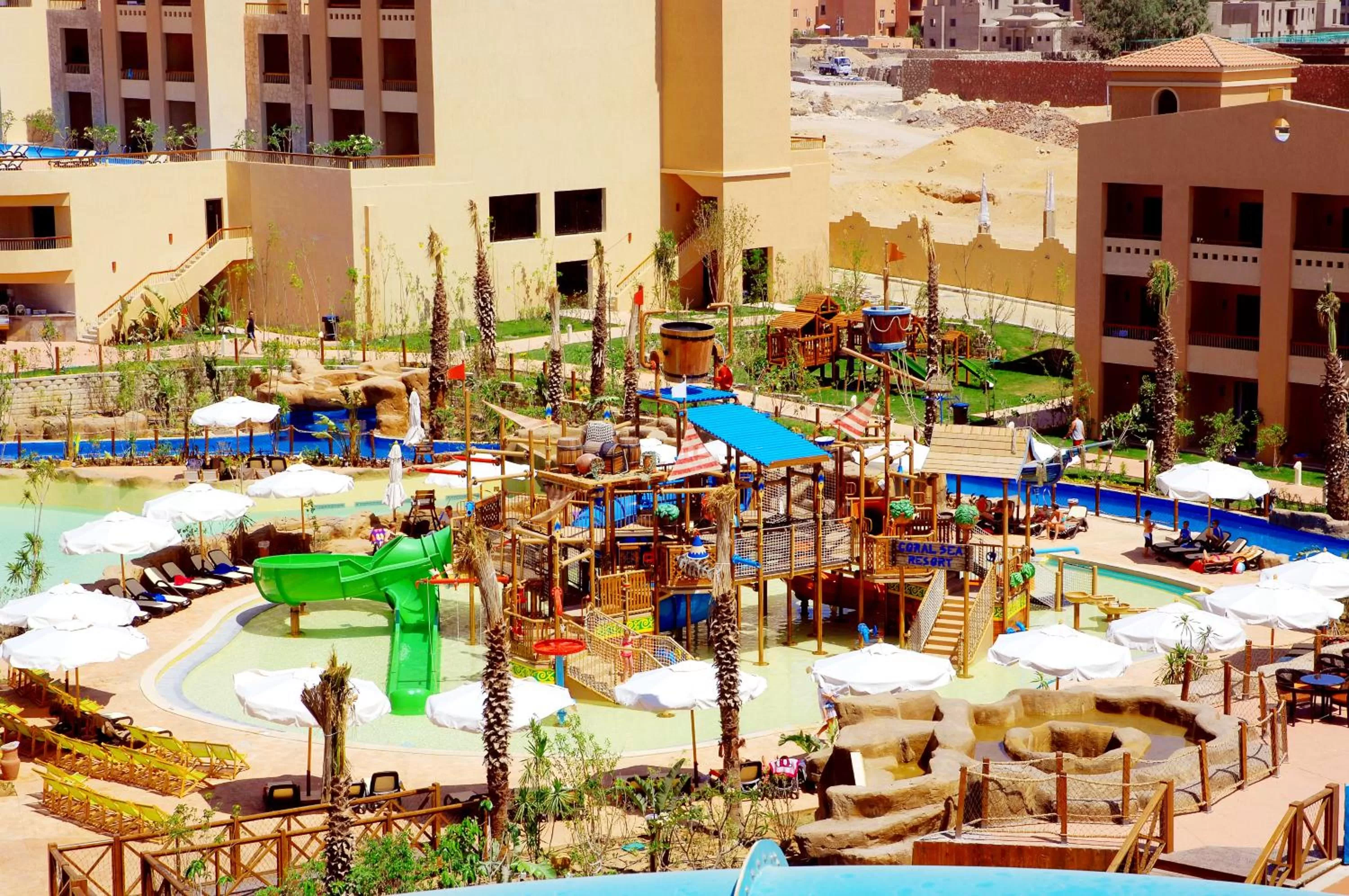 Aqua park in Coral Sea Aqua Club Resort