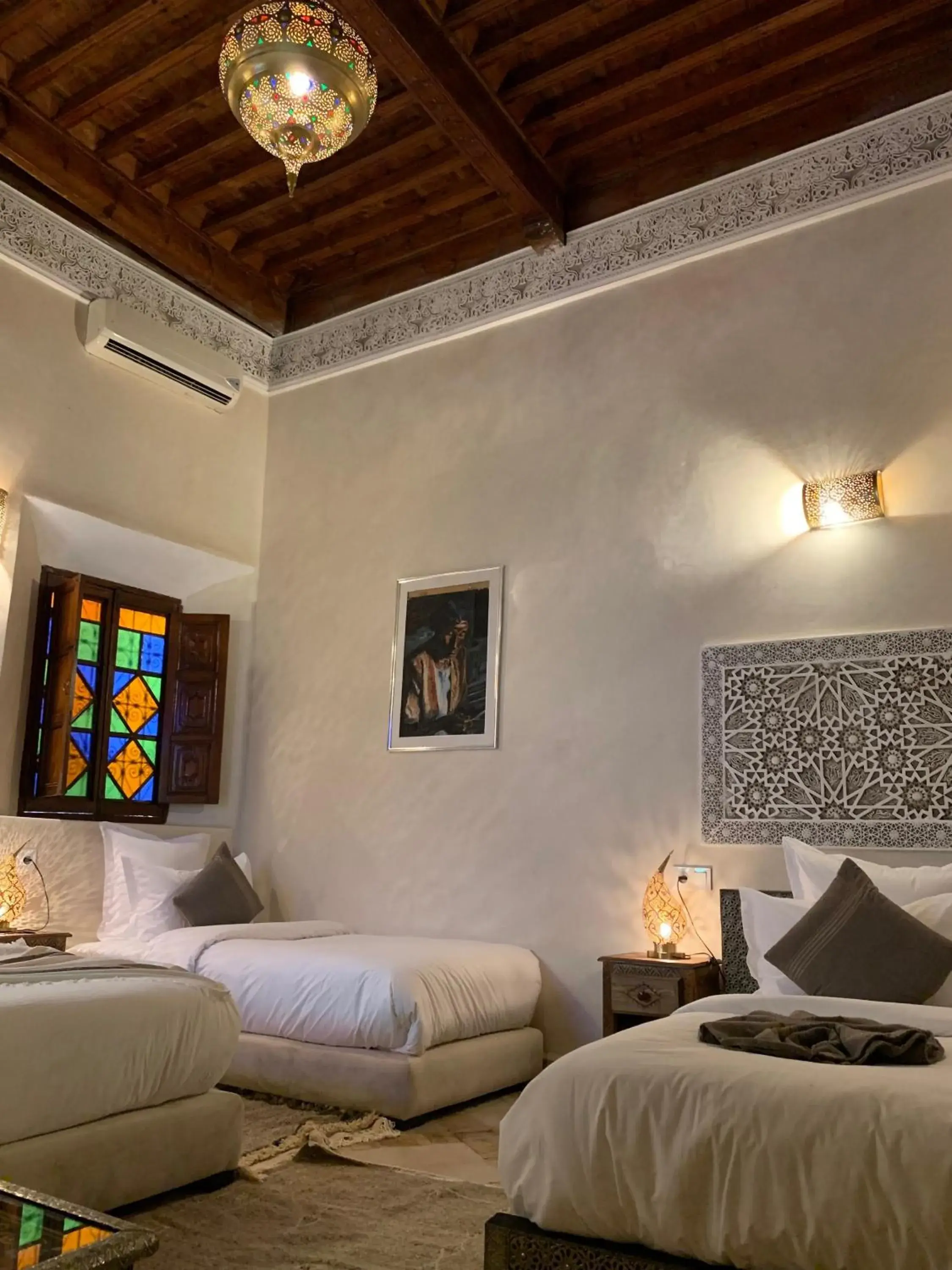 Bed in Riad Abaka hotel & boutique