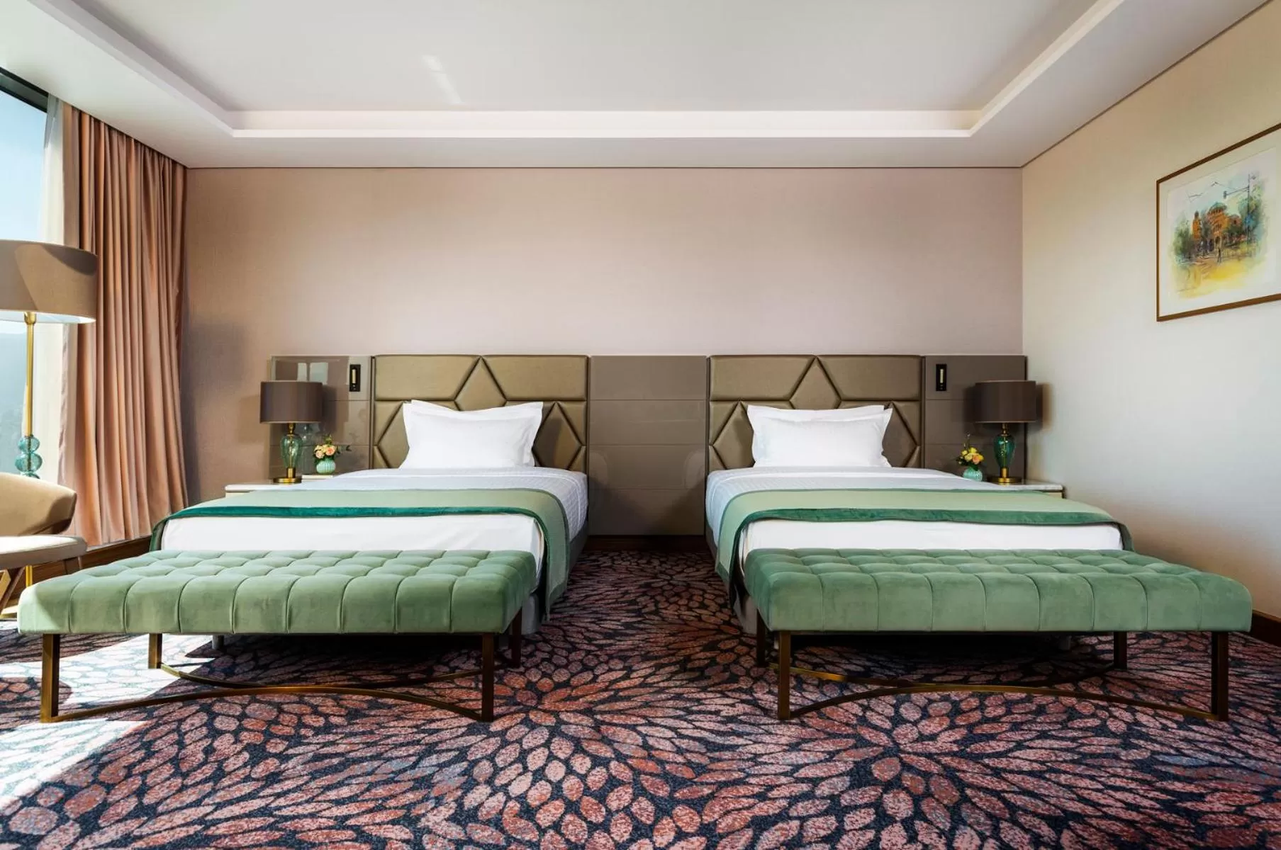 Bedroom, Bed in Grand Hotel Millennium Sofia