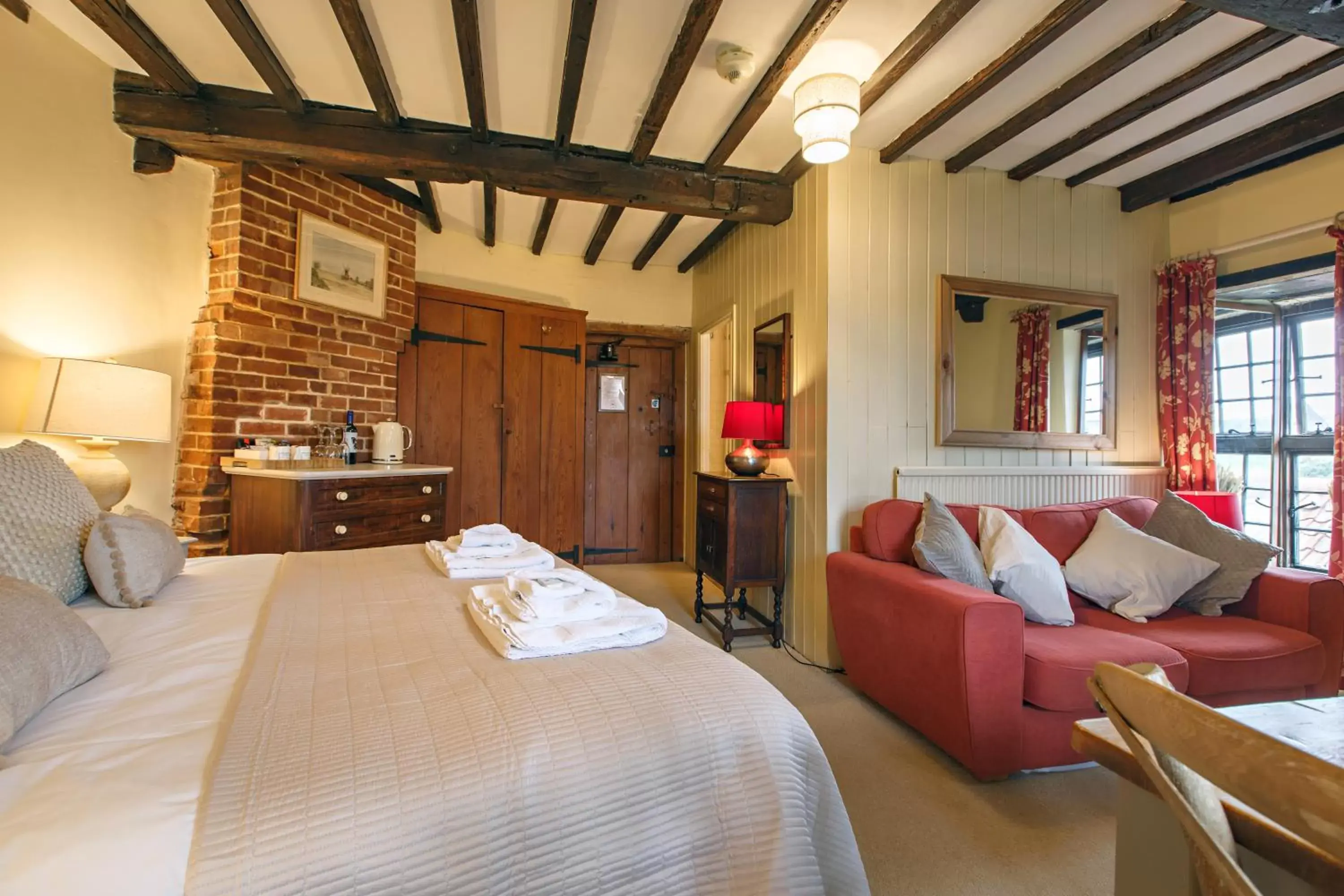 Bedroom in Cley Windmill