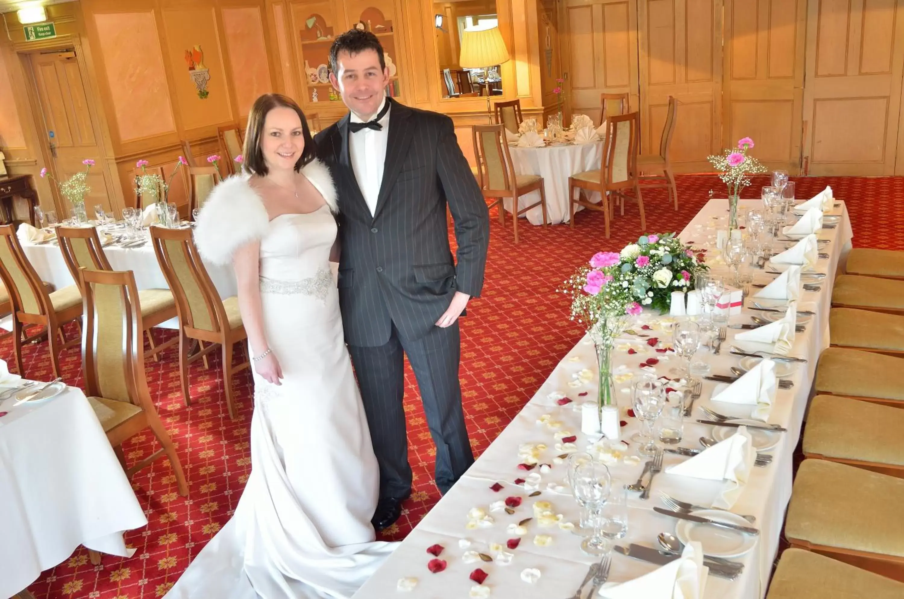 group of guests, Banquet Facilities in Damson Dene Hotel