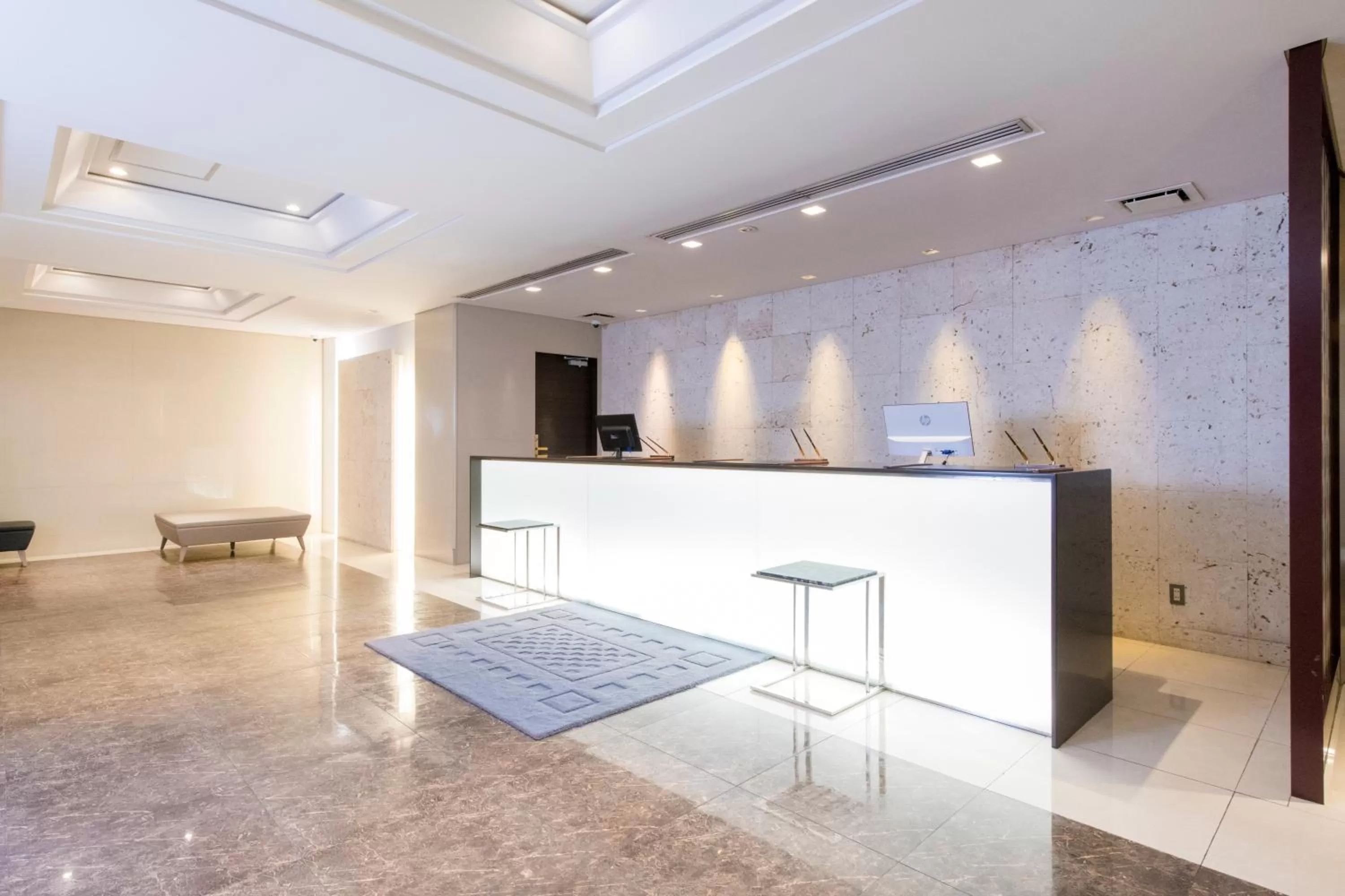 Lobby or reception in HOTEL MYSTAYS Fukuoka Tenjin