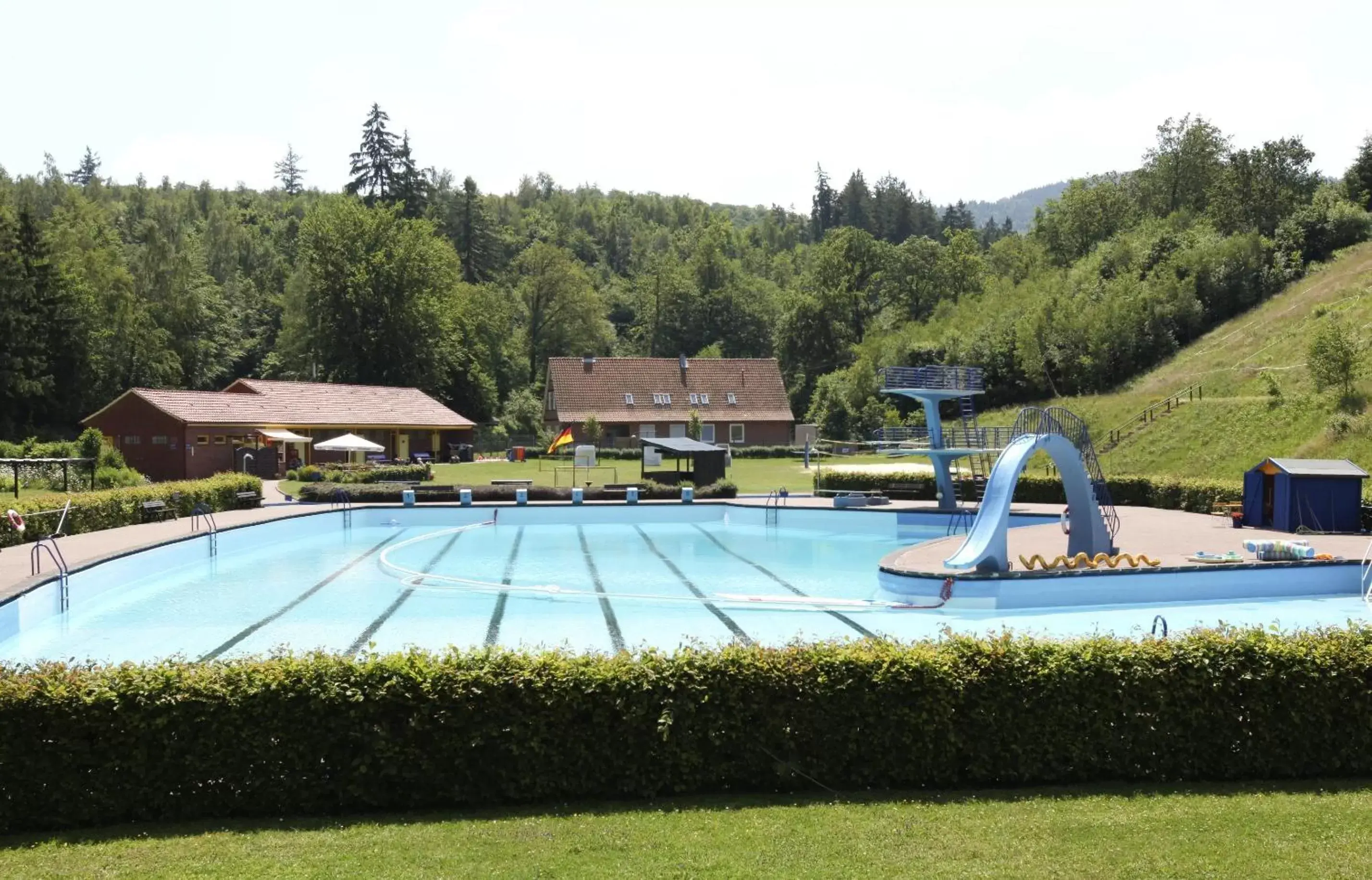 Swimming Pool in Hotel Im Tannengrund