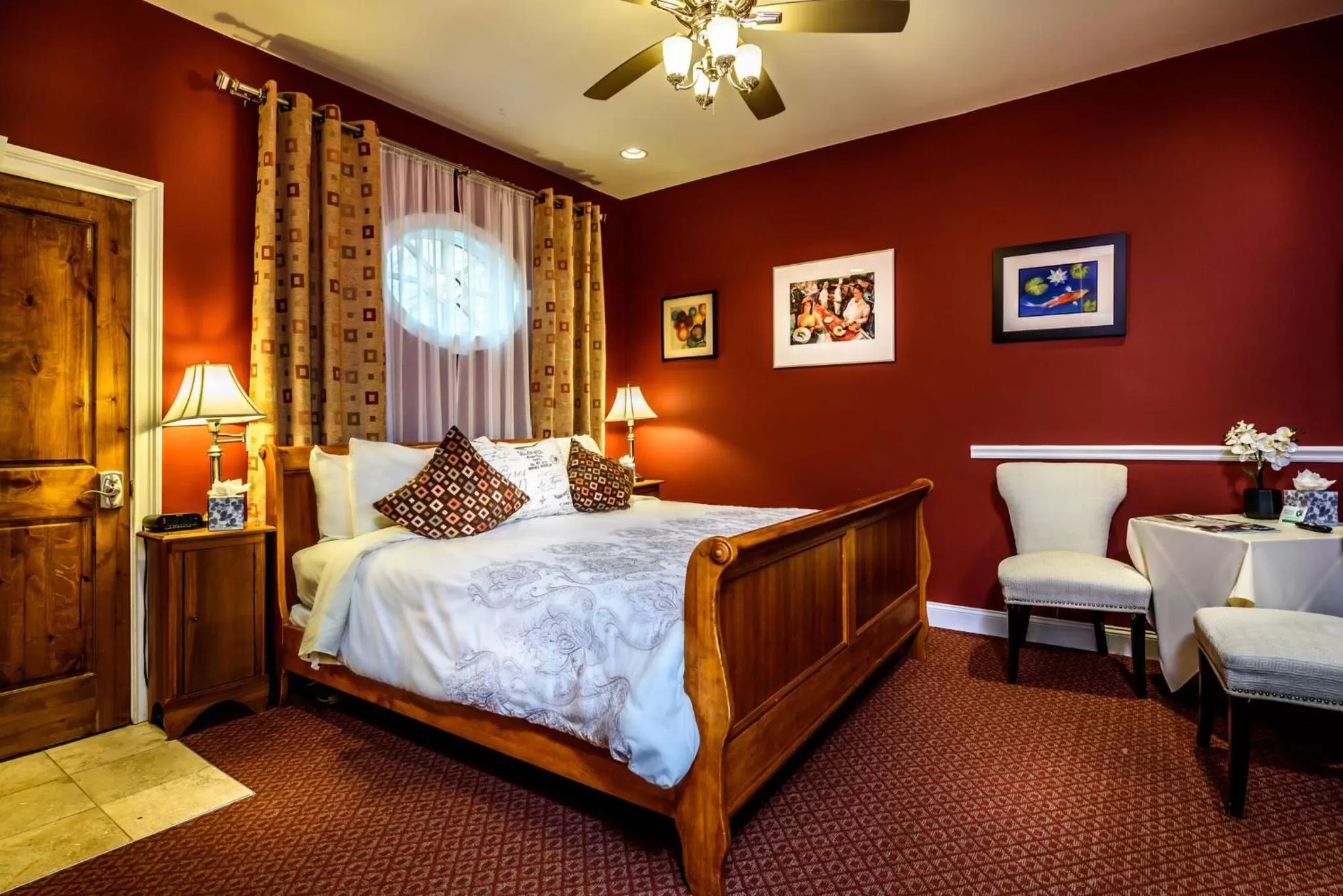 Bedroom in Bouchard Restaurant & Inn