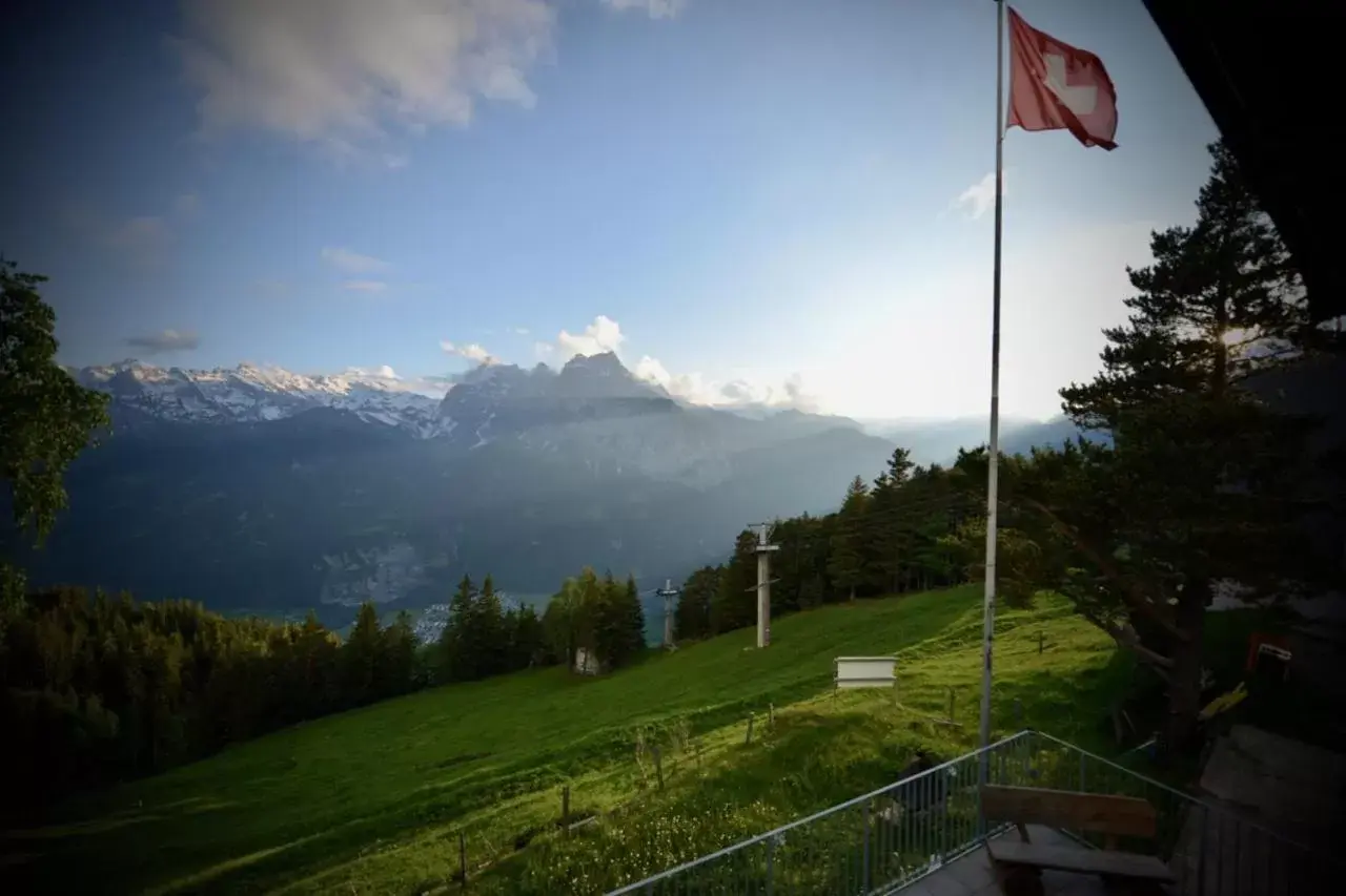 Mountain view in Berggasthaus Eggberge