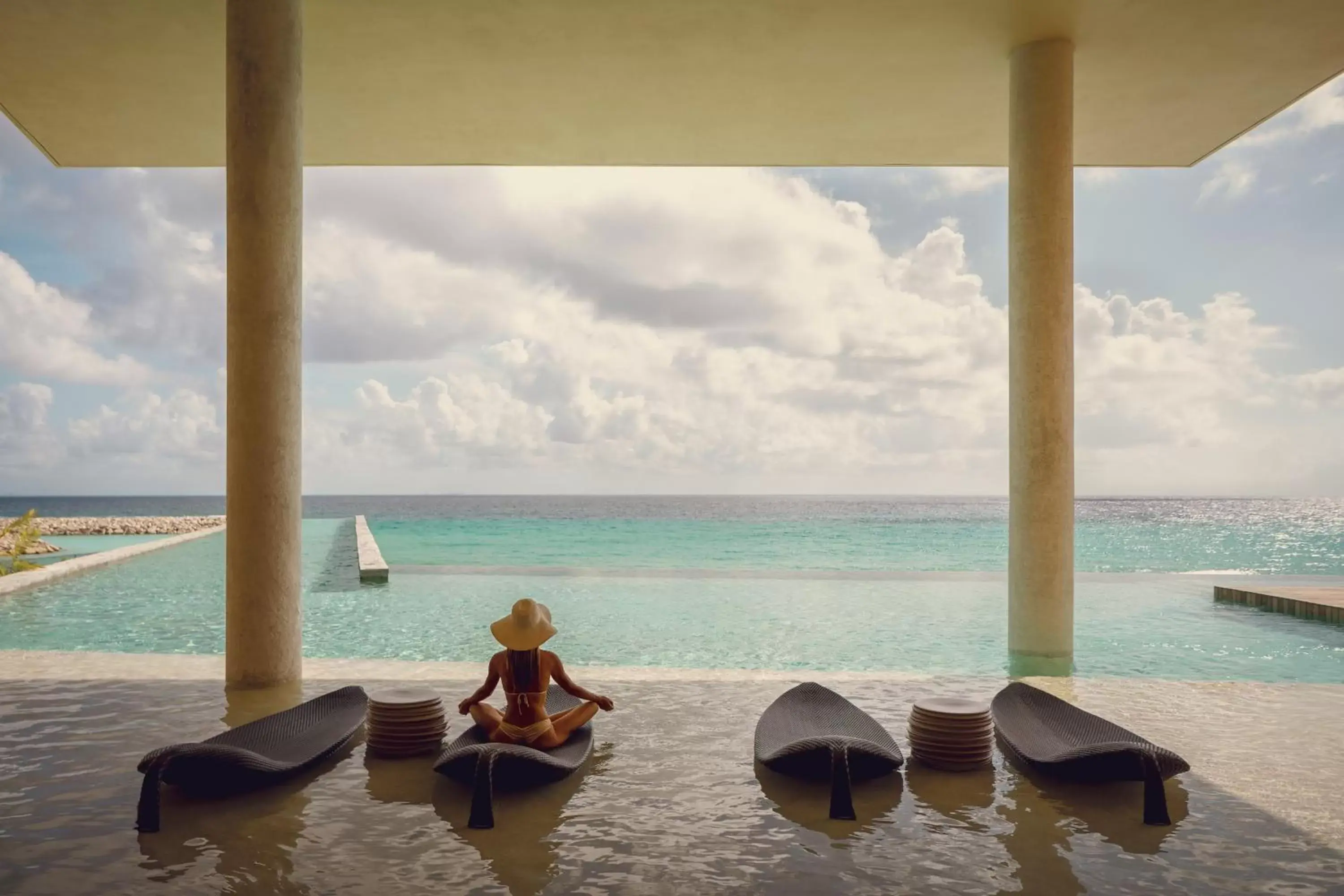 Swimming pool in La Casa de la Playa by Xcaret- All Inclusive Adults Only Swimming pool in La Casa de la Playa by Xcaret- All Inclusive Adults Only