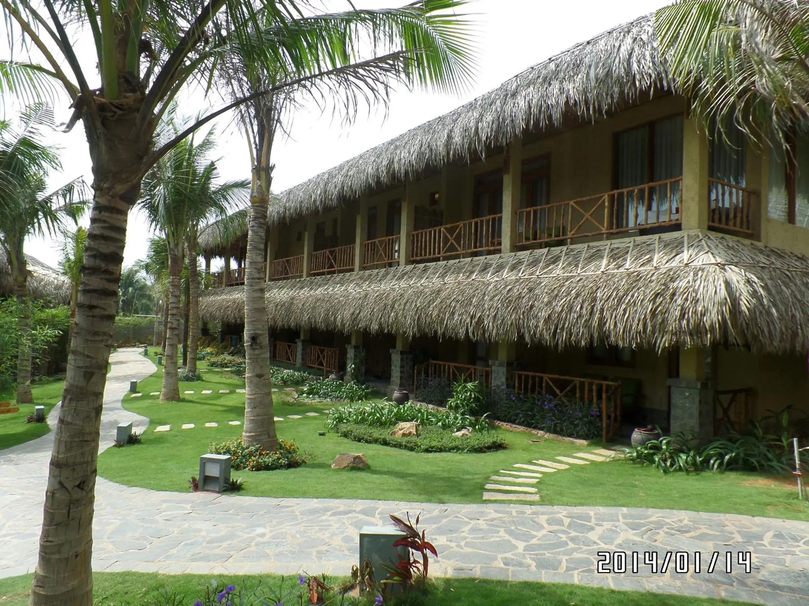 Balcony/Terrace, Property Building in Aroma Beach Resort and Spa