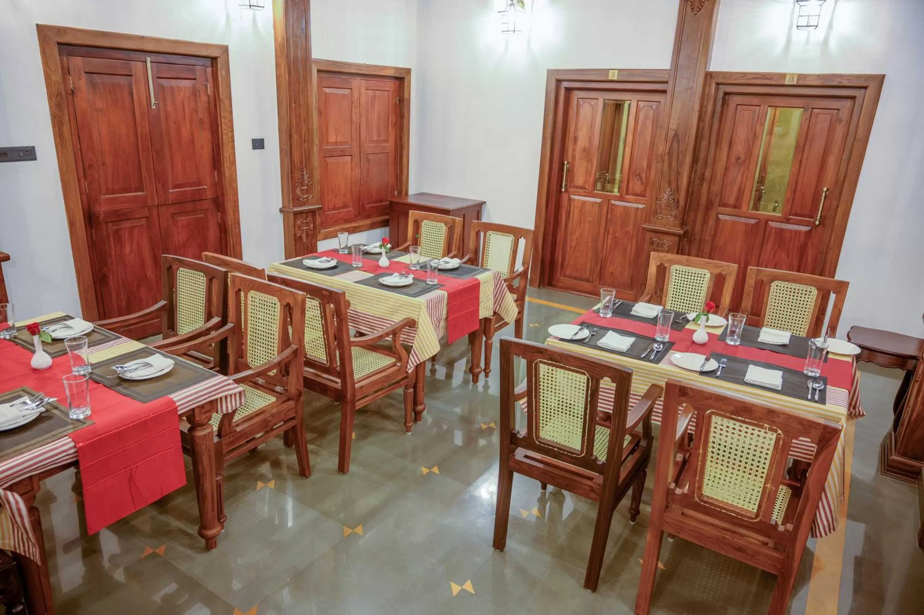 Dining area in Surya Heritage Hotels
