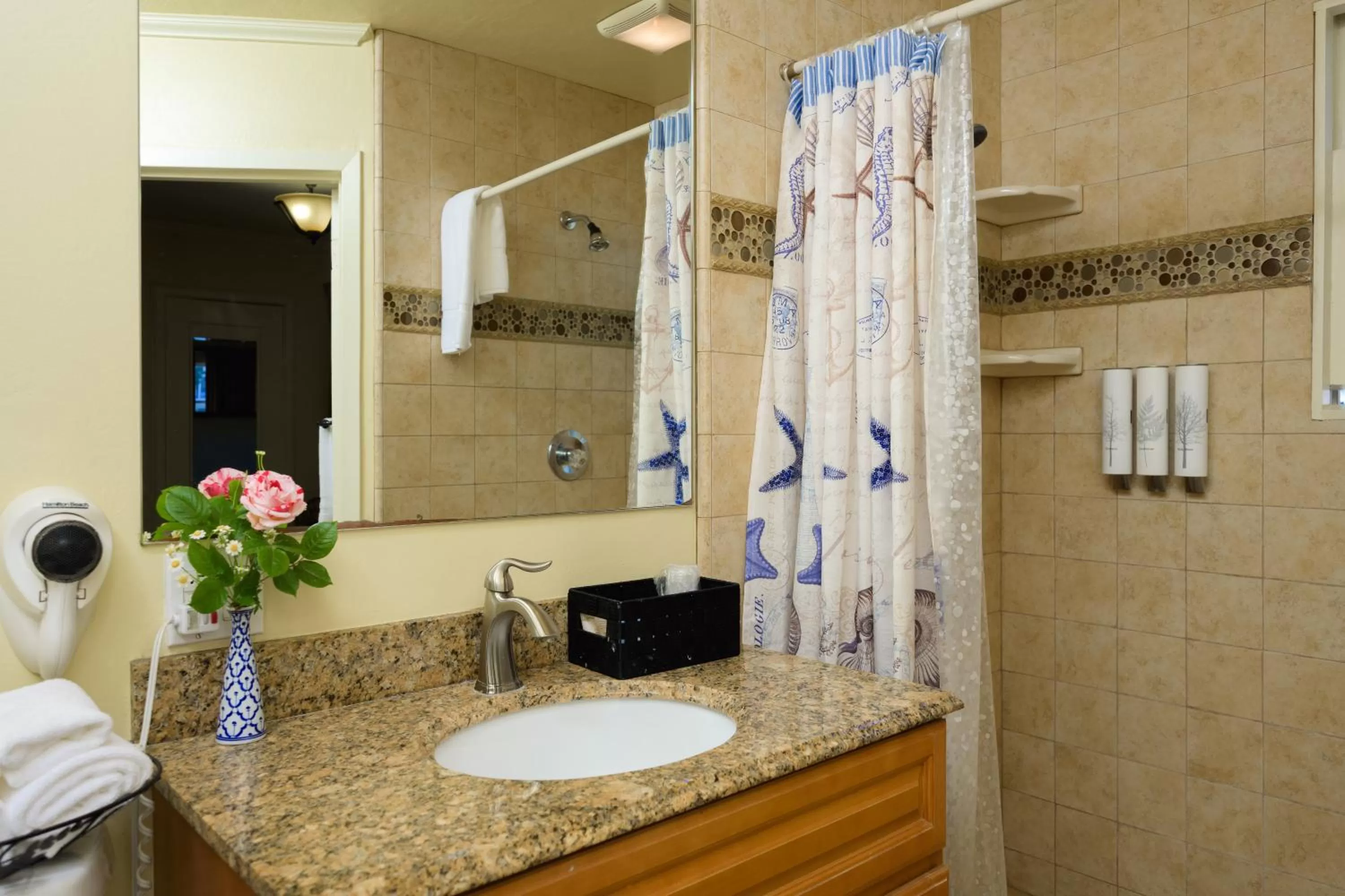 Shower in Marina Motel