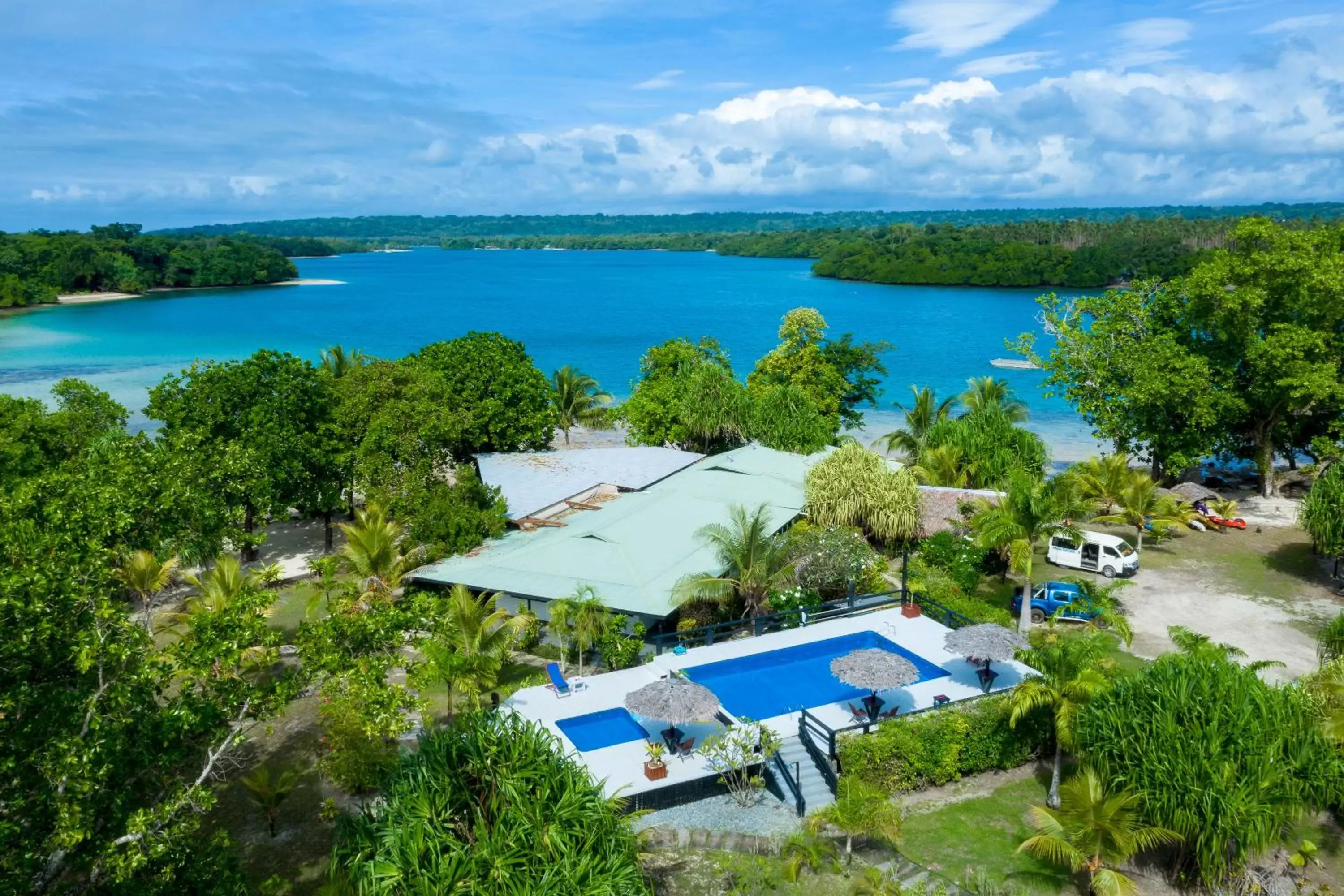 Bird's eye view, Bird's-eye View in Turtle Bay Lodge