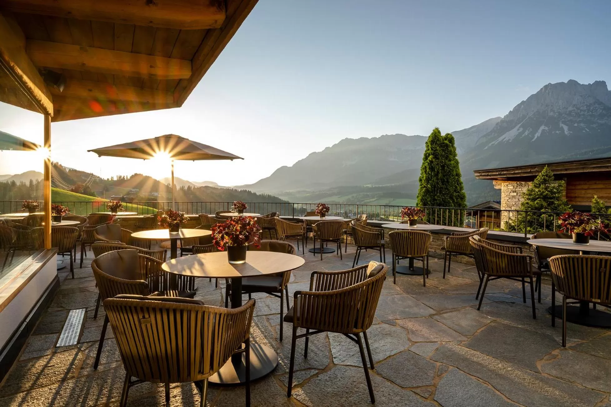 Mountain view in Hotel Der Bär