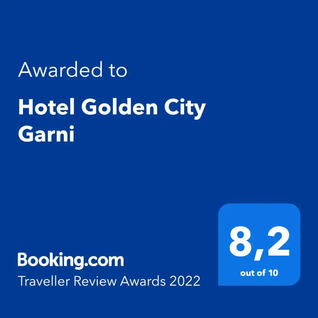 Logo/Certificate/Sign/Award in Hotel Golden City Garni