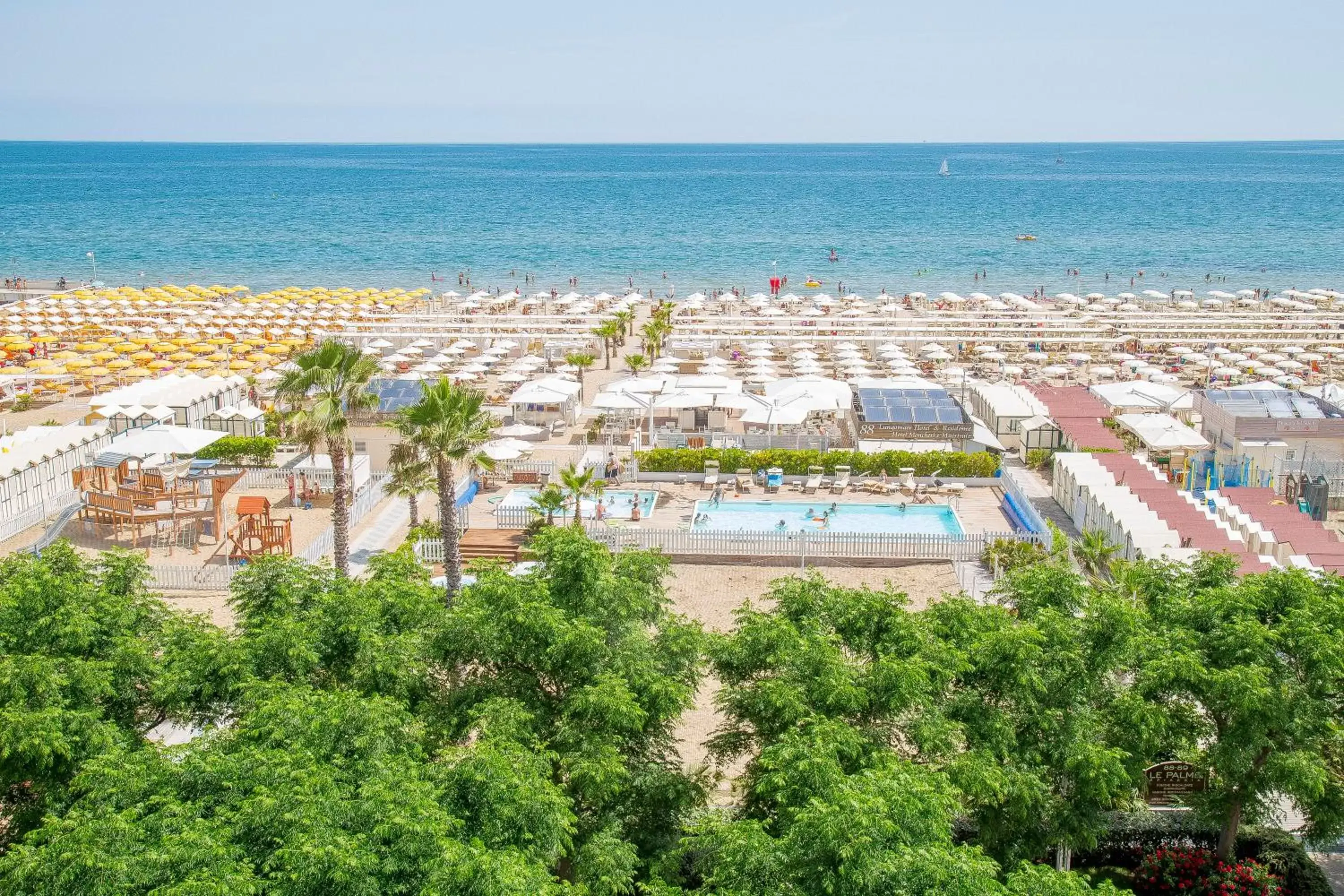 Sea view, Bird's-eye View in Hotel Lungomare