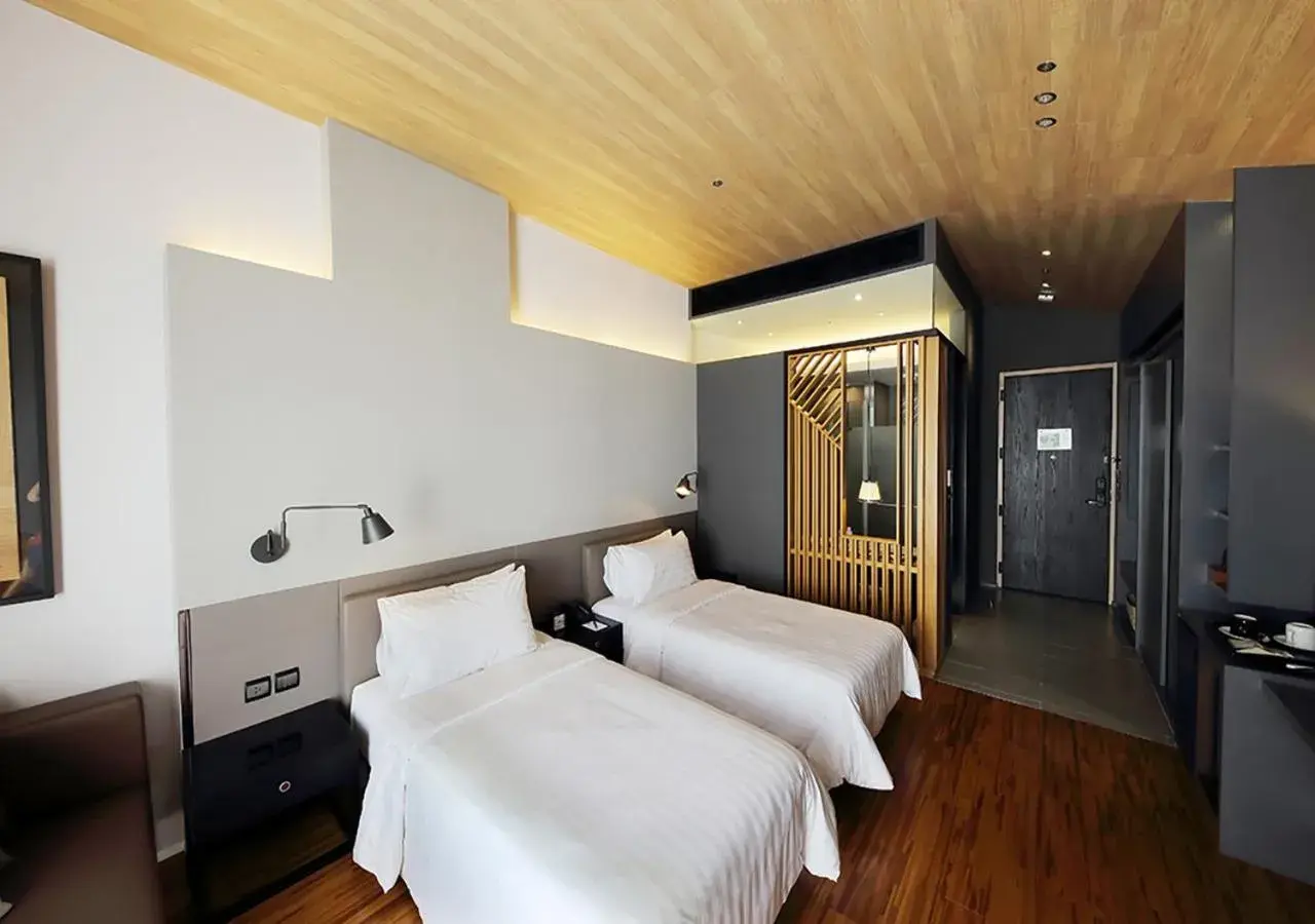 Bed in Midori Clark Hotel And Casino