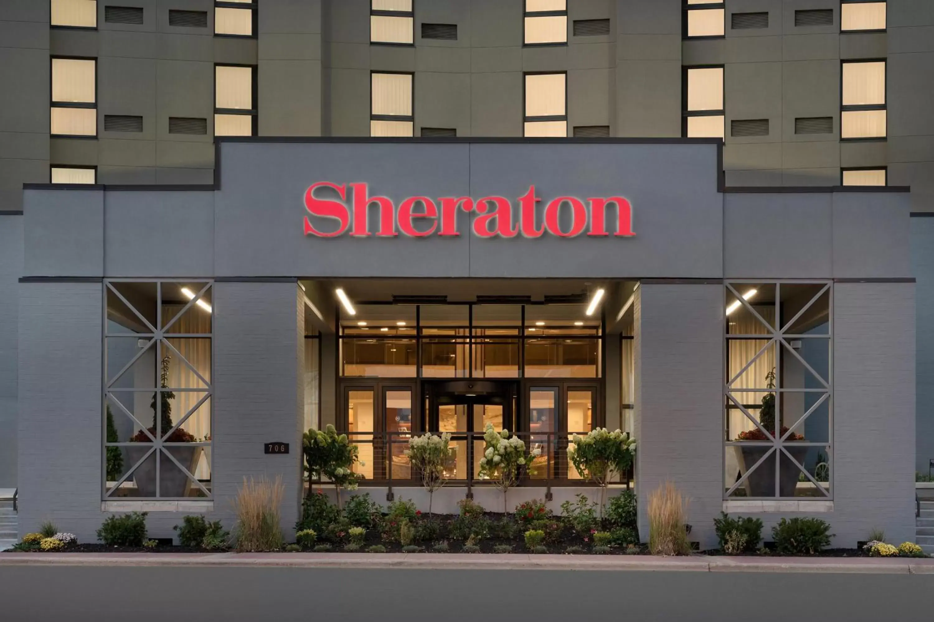 Property building in Sheraton Madison Hotel