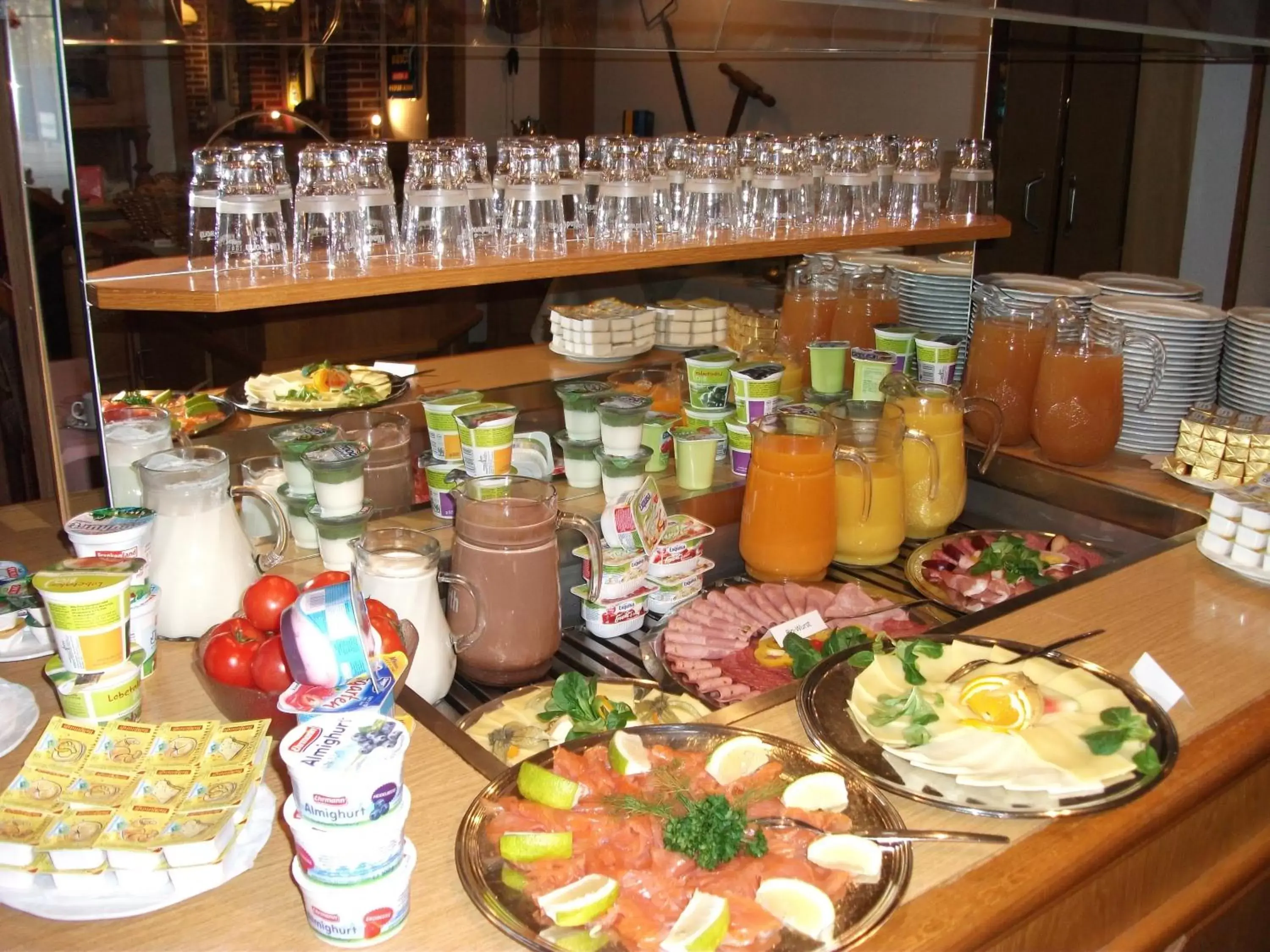 Continental breakfast in Hotel Horizont GmbH